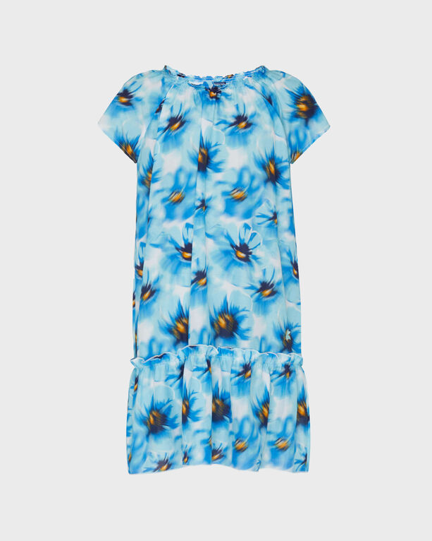 Vilebrequin - Poppies Baumwoll- Und Seidenkleid Für Mädchen - Kleid - Gizelle - Blau - Größe 12