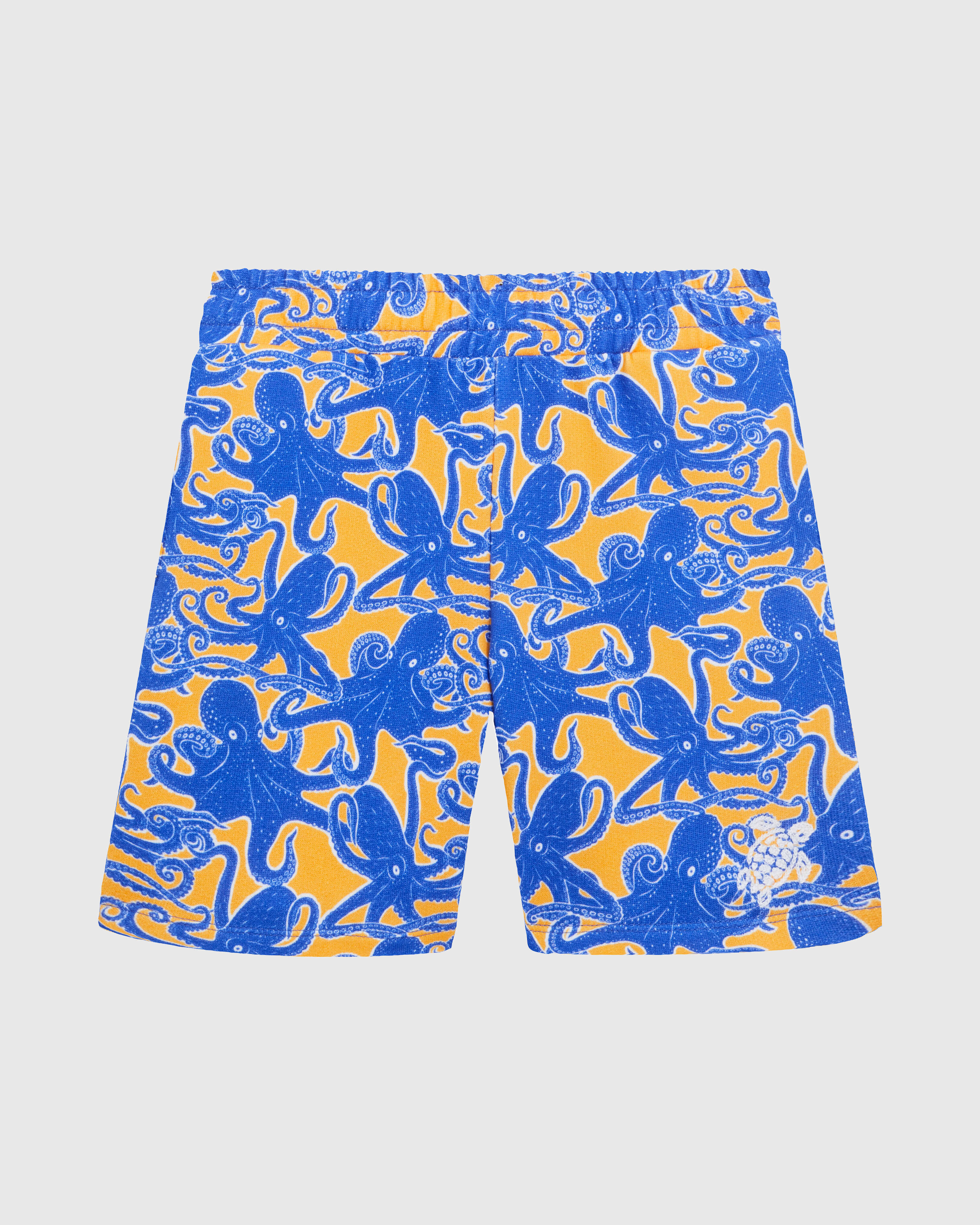 Boys Cotton Bermuda Shorts Octopus all over MANGO front view