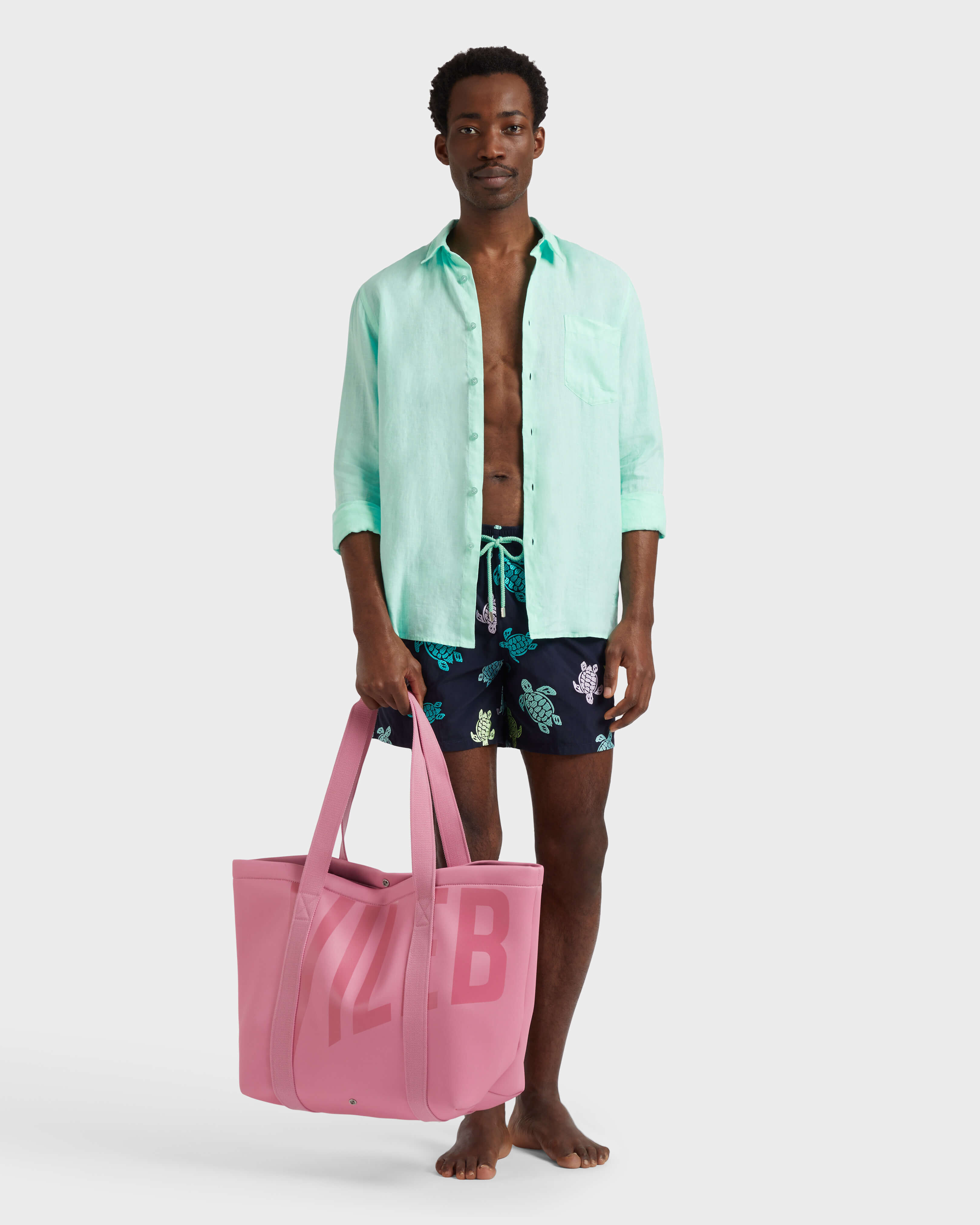 Camisa de lino lisa para hombre CARIBBEAN supp1 view