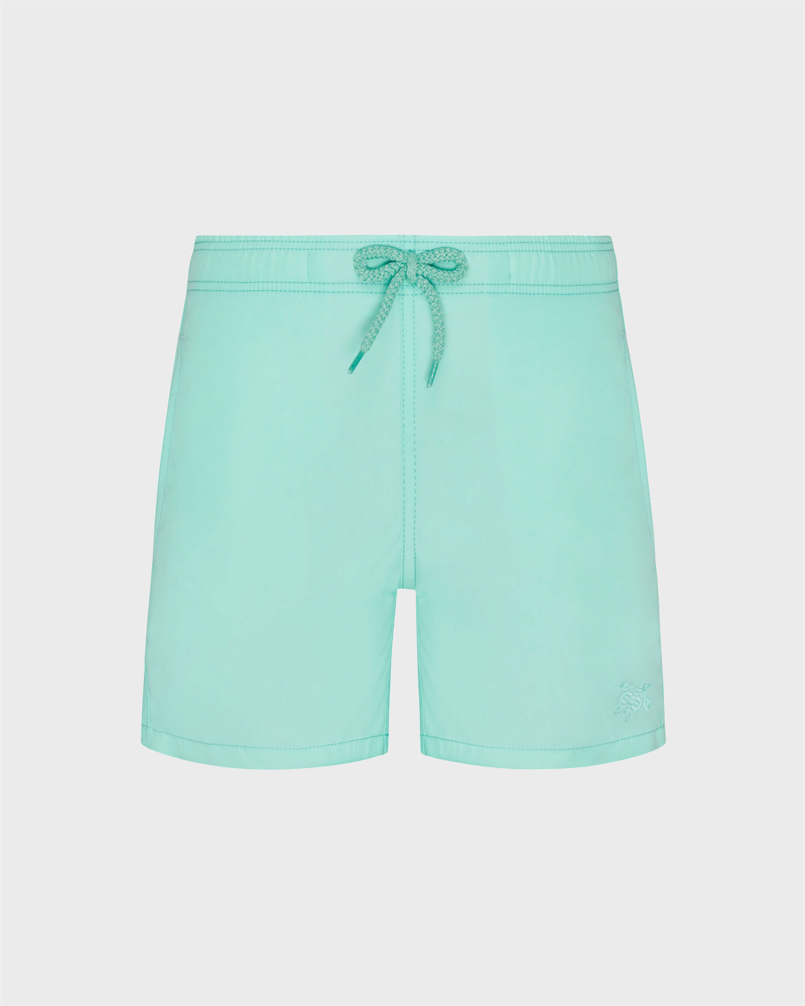 Boys Swim Shorts Solid CARIBBEAN front view