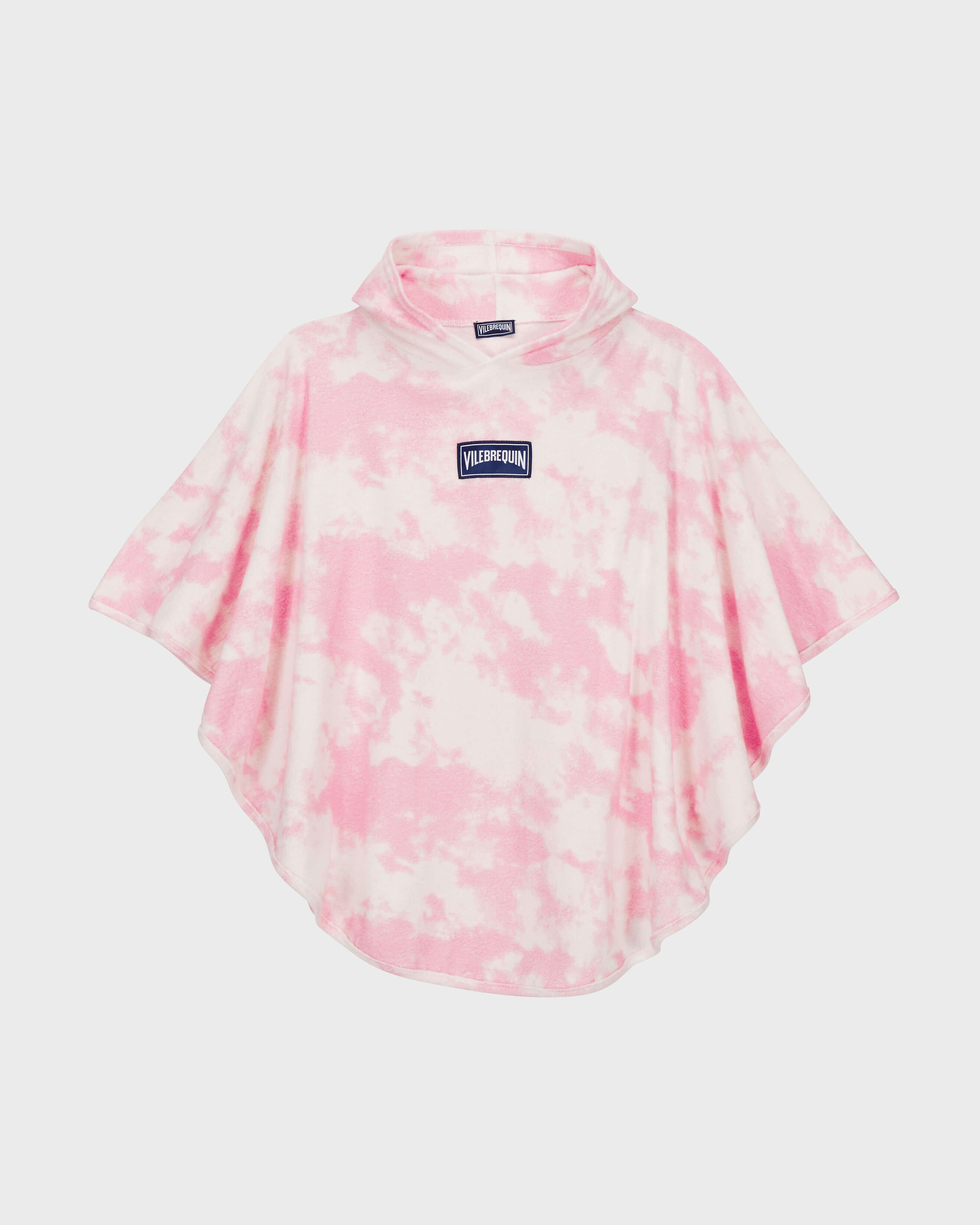 Kids Terry Poncho Tieand Dye STARFRUIT front view