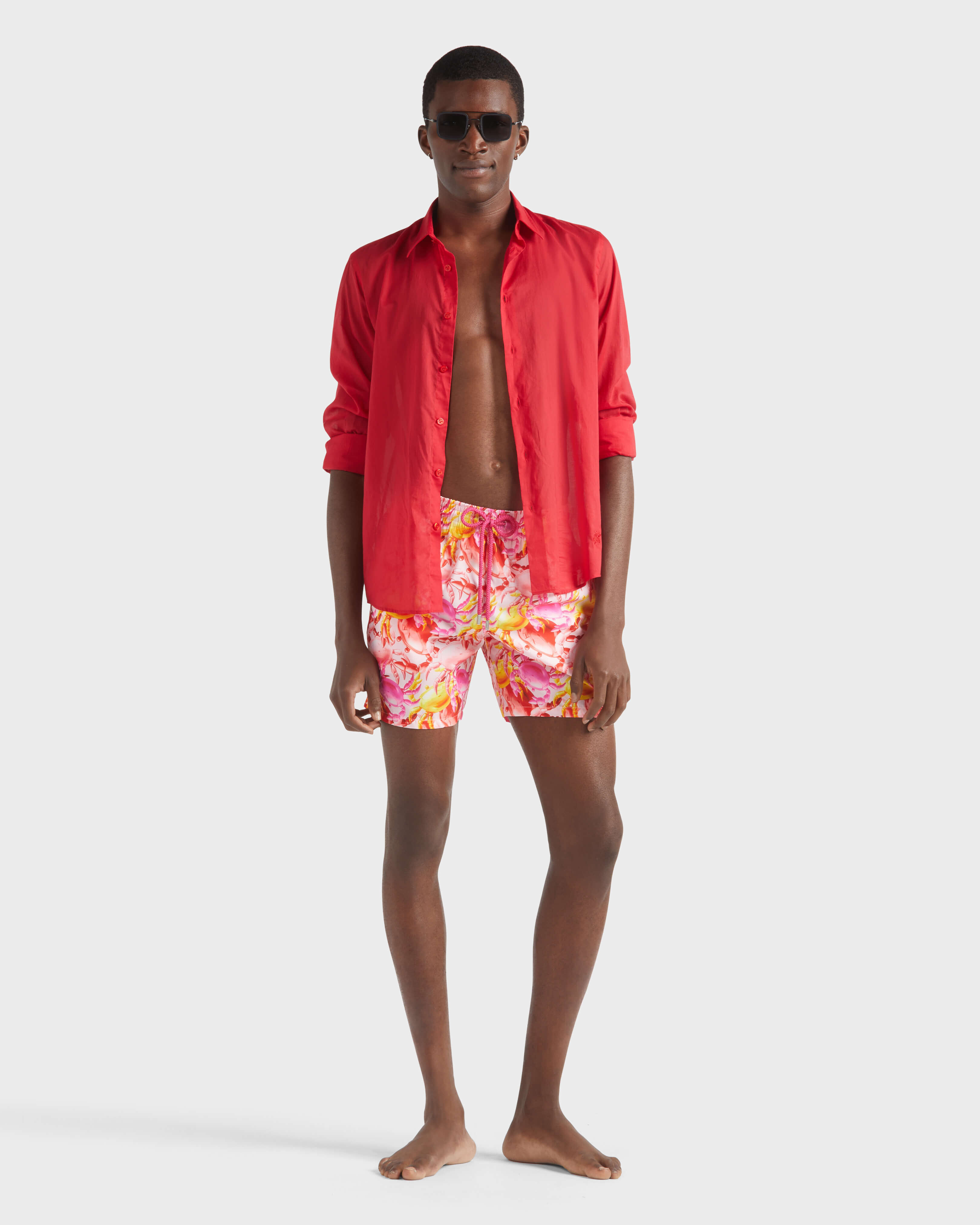 Men Ultra-light and Packable Swim Trunks Crab Ballons PEONY supp2 view