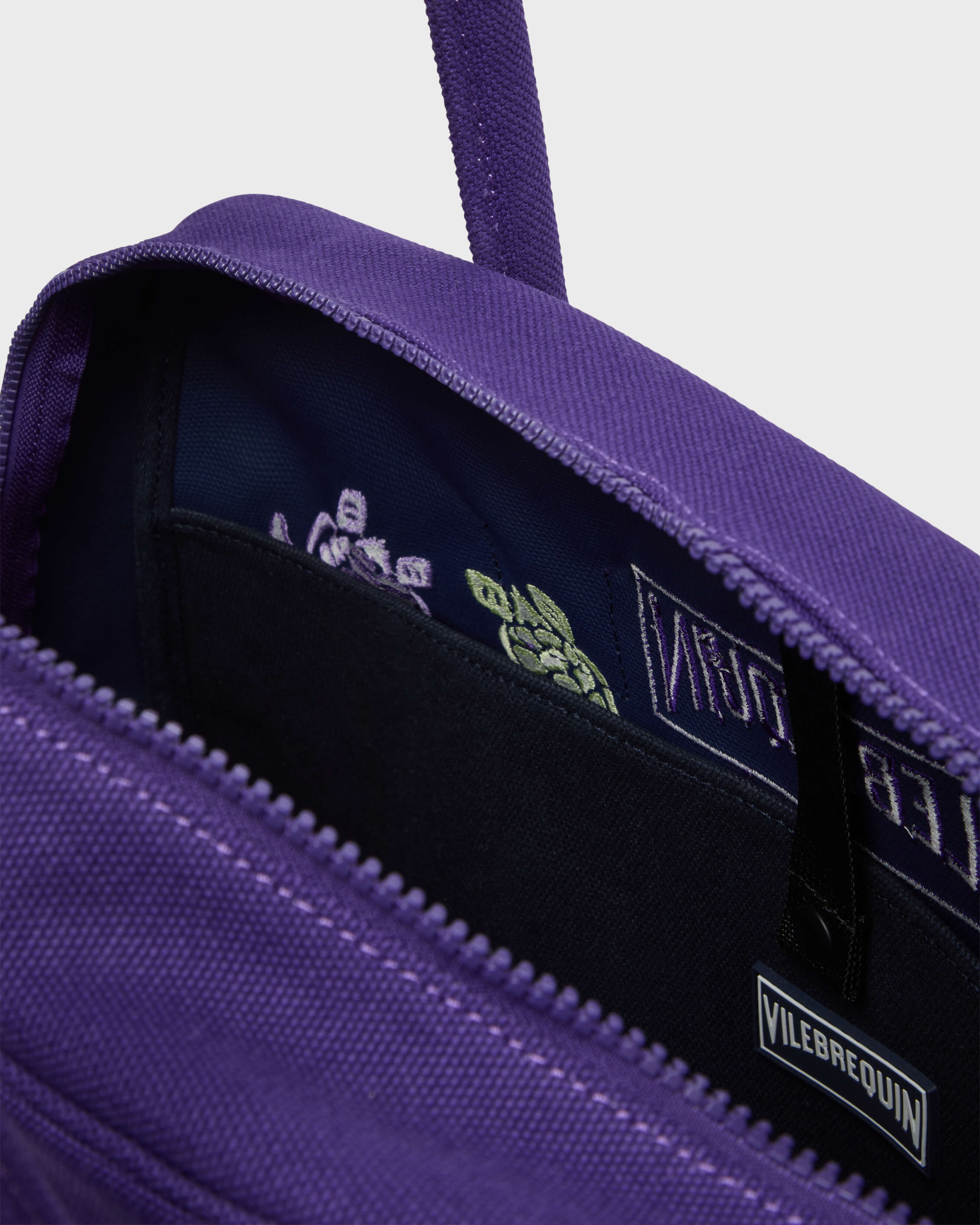 Bowling Canvas Bag Multicolor Turtles Dance VIOLETTE look1 view