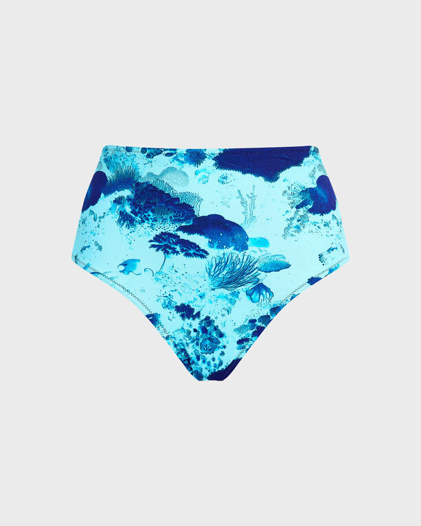 Vilebrequin - Women High-waisted Bikini Bottom Coral Reef - Swimwear - Frosty - Blue - Size S