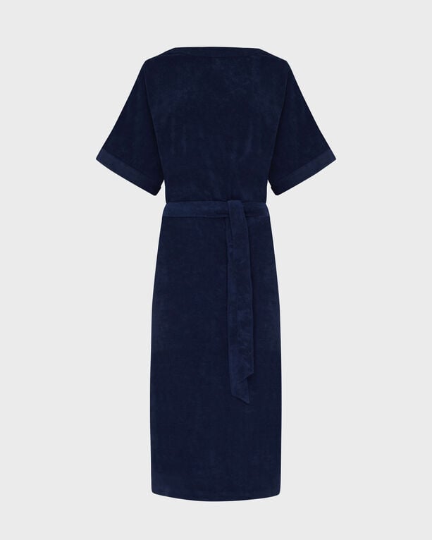 Vilebrequin - Solid Frottee-kaftan Zum Wenden Für Damen - Kleid - Leyla - Blau - Größe XL