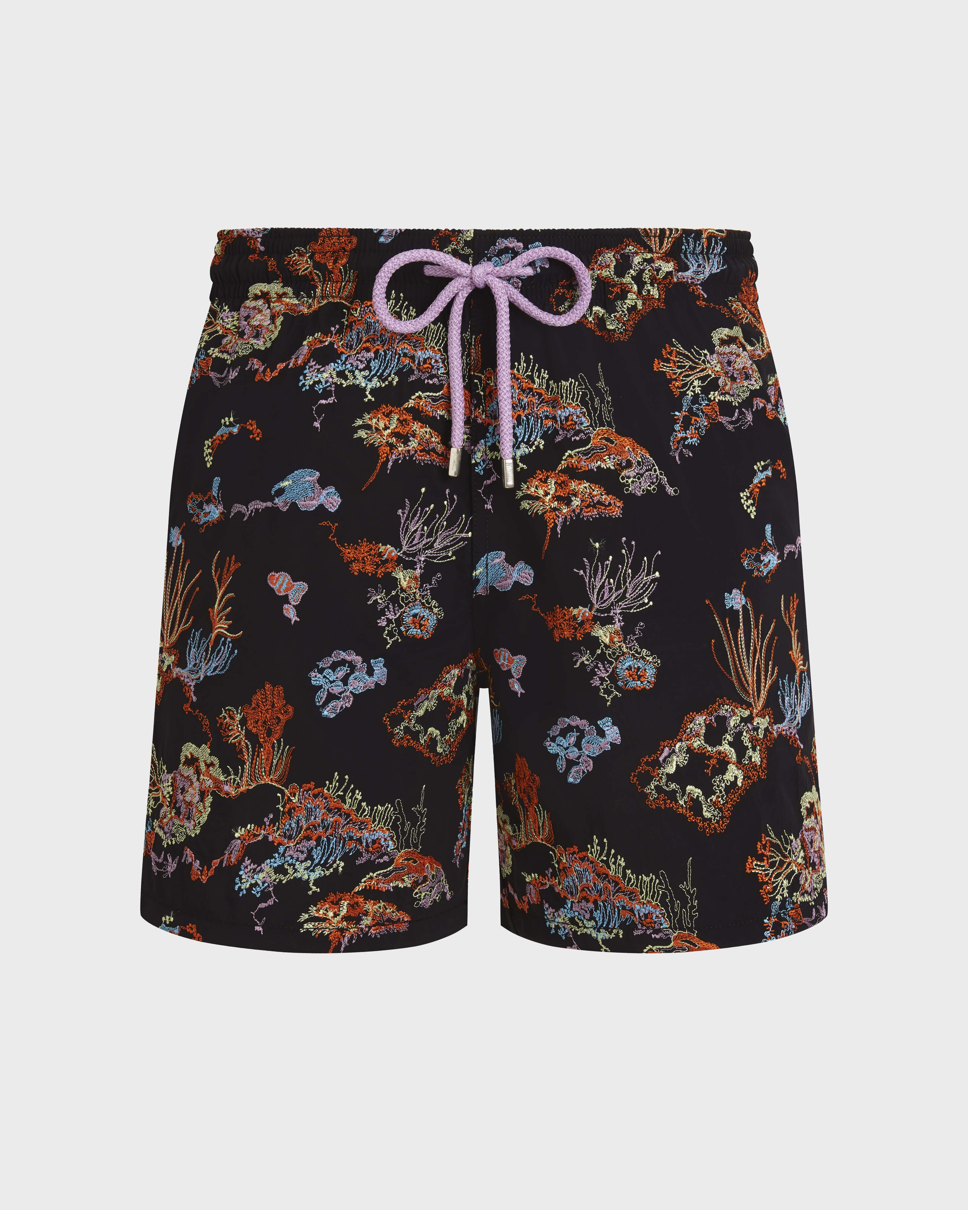 Men Embroidered Swim Shorts Coral Reef - Limited Edition NERO front view