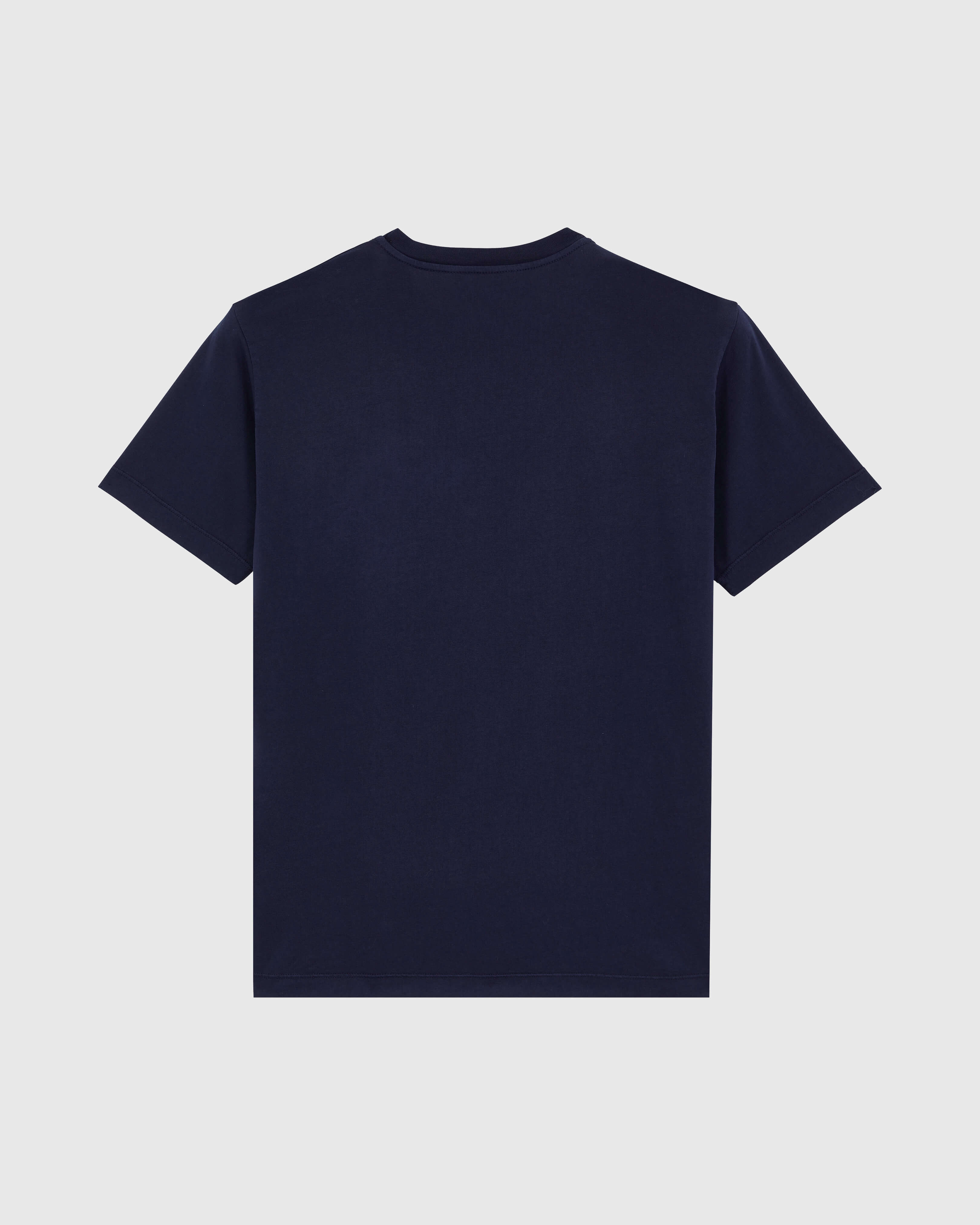 Men Cotton T-shirt VBQ Disco Ball NAVY back view