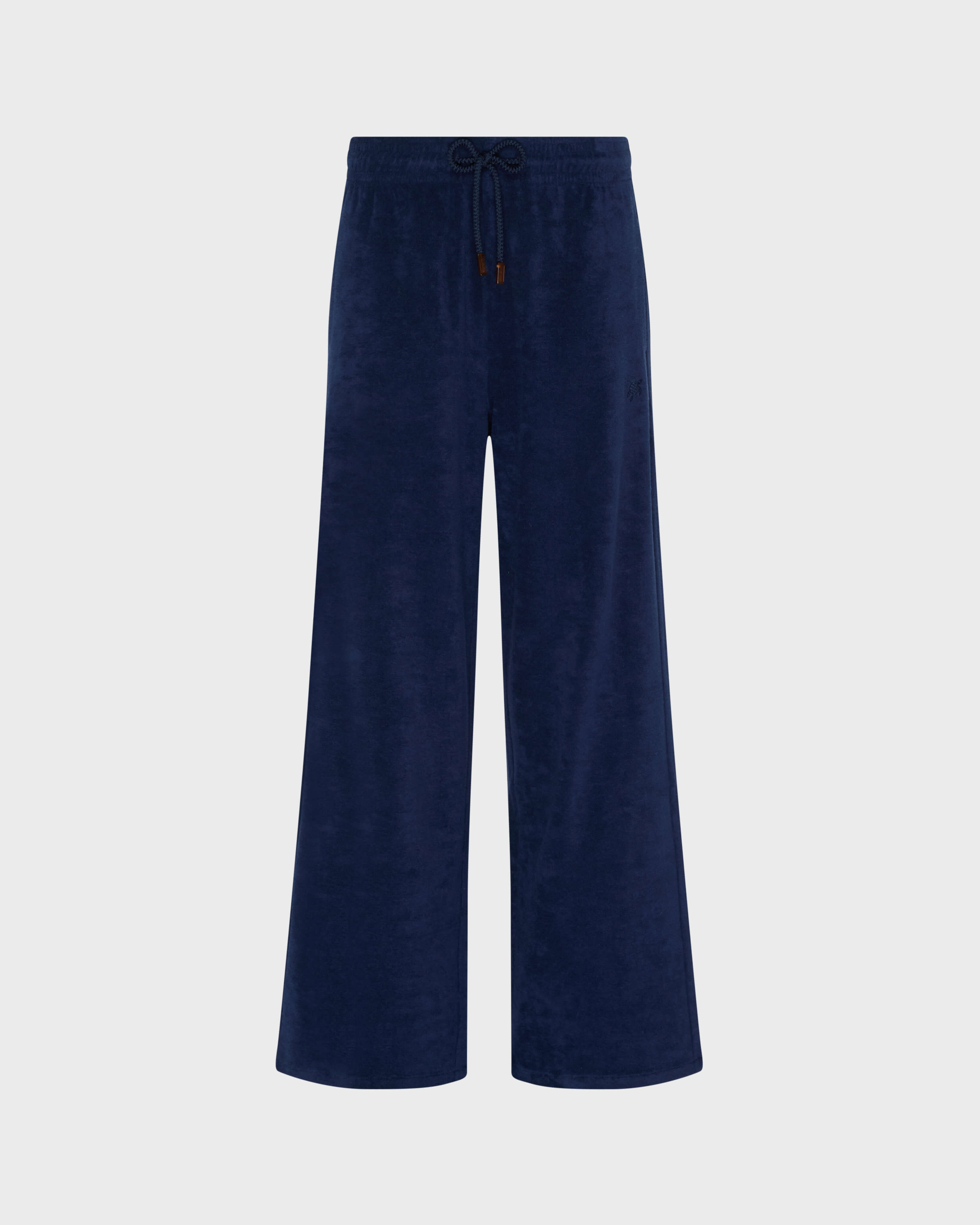 Solid Frottee-Hose für Damen MARINEBLAU front view