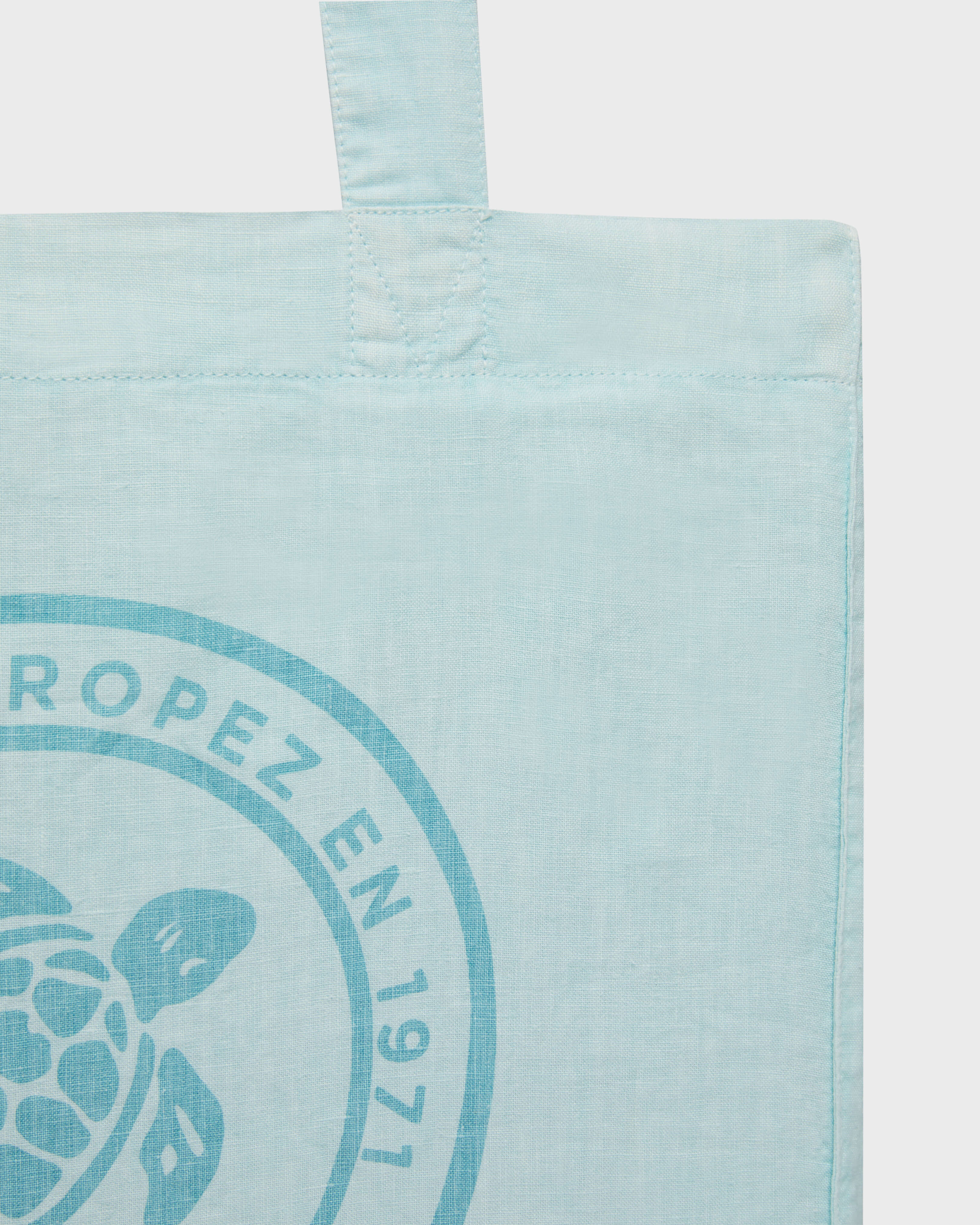 Unisex Linen Beach bag Solid PACIFIC supp5 view