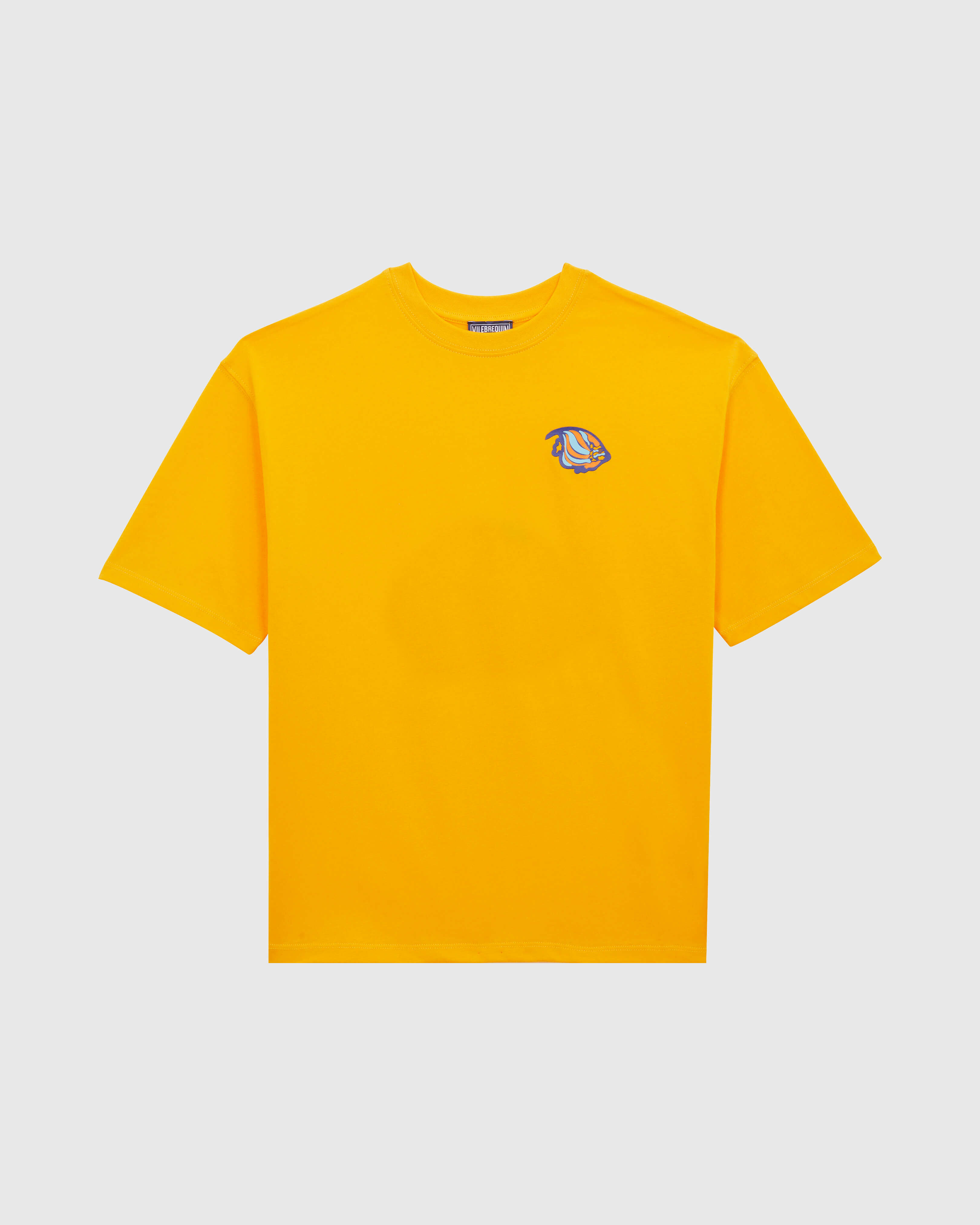 Boys Cotton T-shirt Back Gumy fish logo MANGO front view