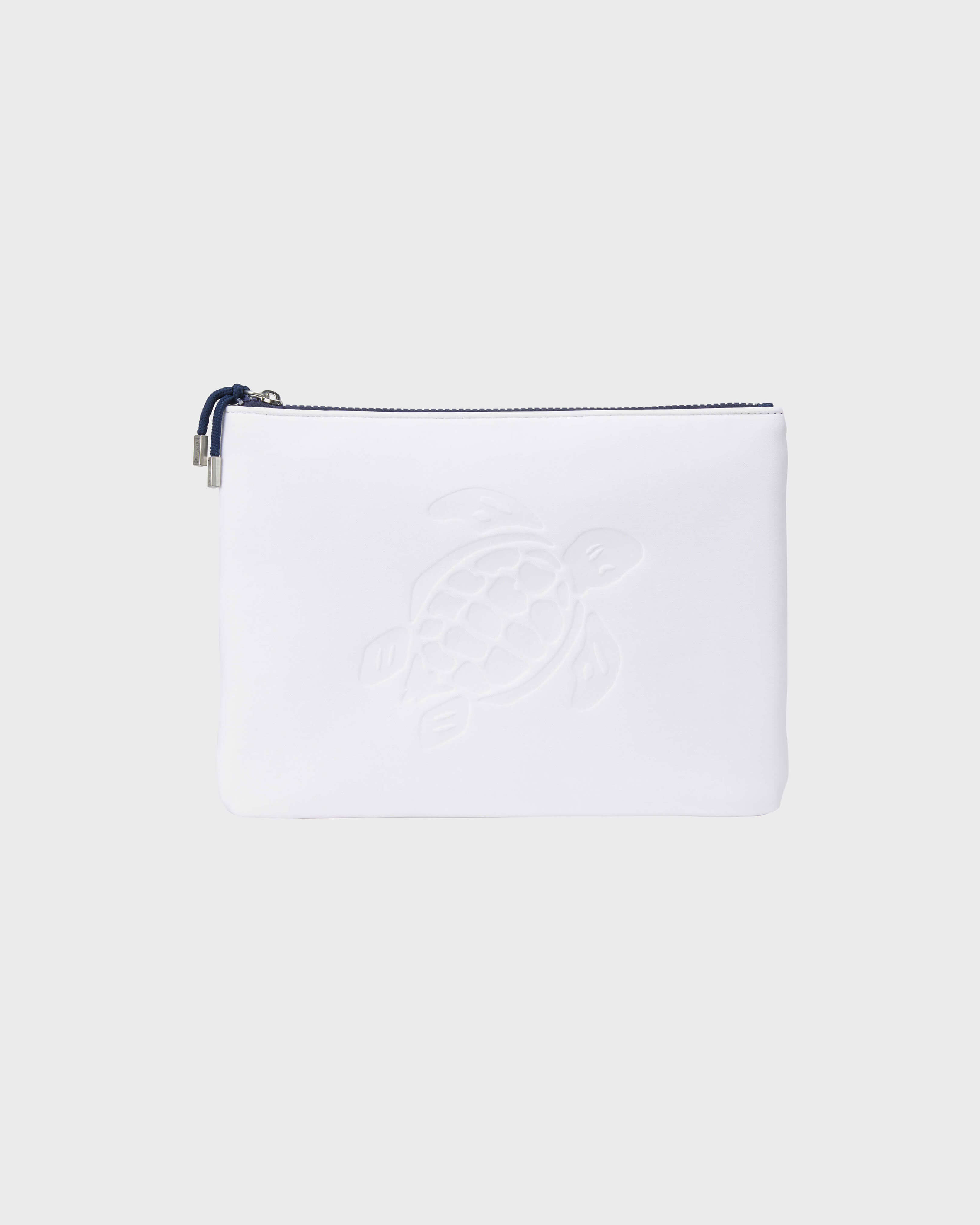 Neoprene Pouch Solid WHITE front view