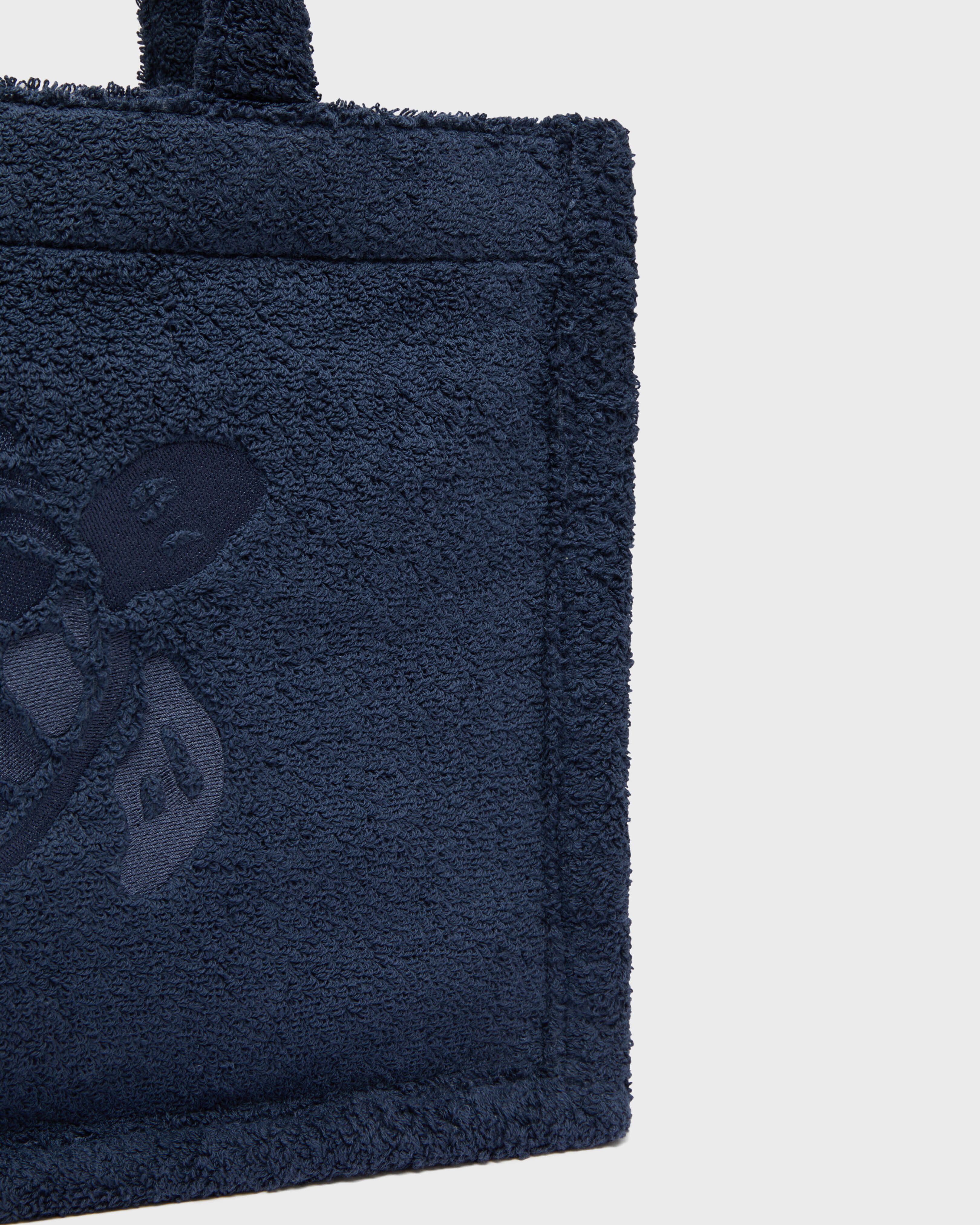 Women Terry Beach Bag Turtle NAVY look2 view