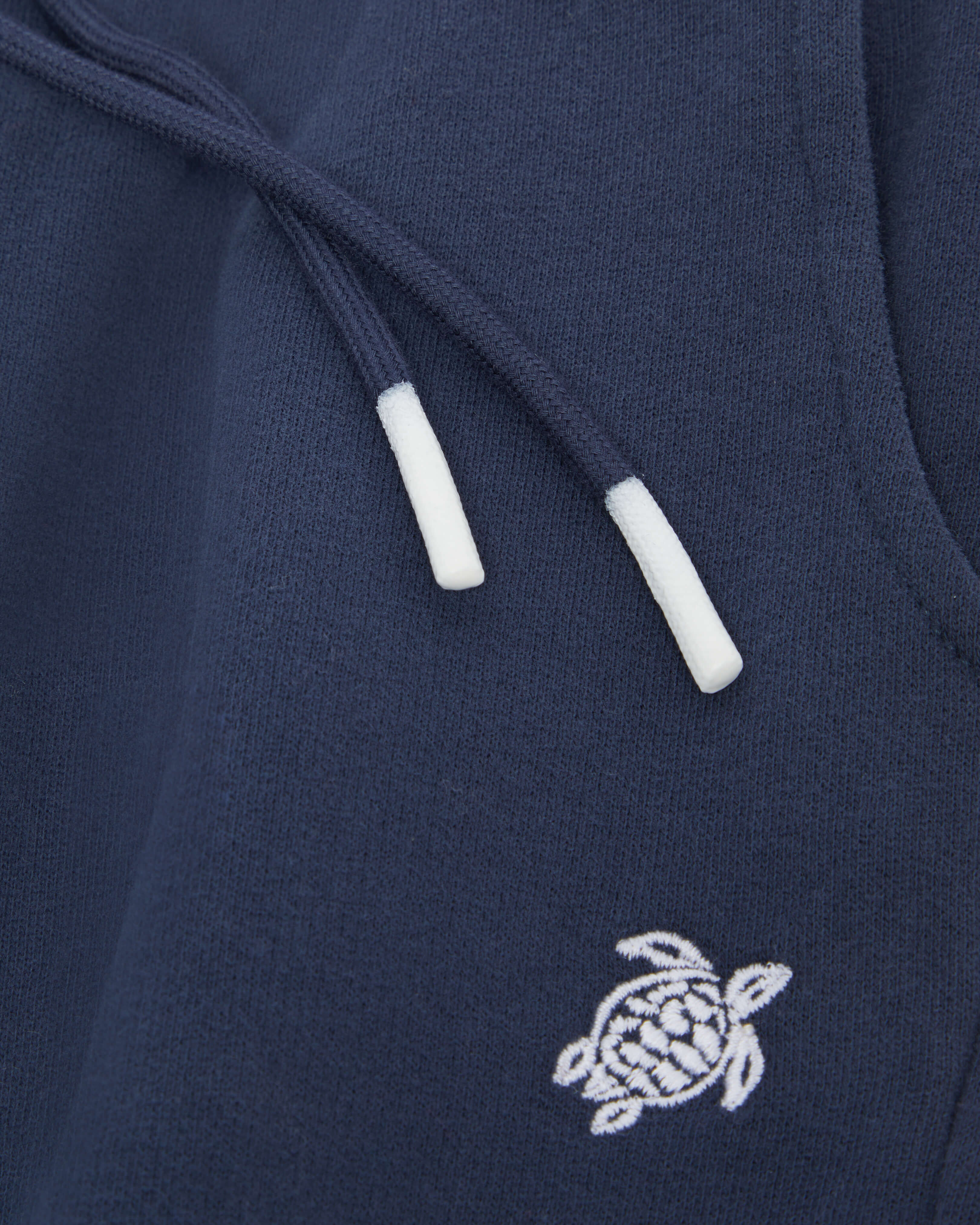 Pantalon de jogging enfant Tortue brodée BLEU MARINE look1 view