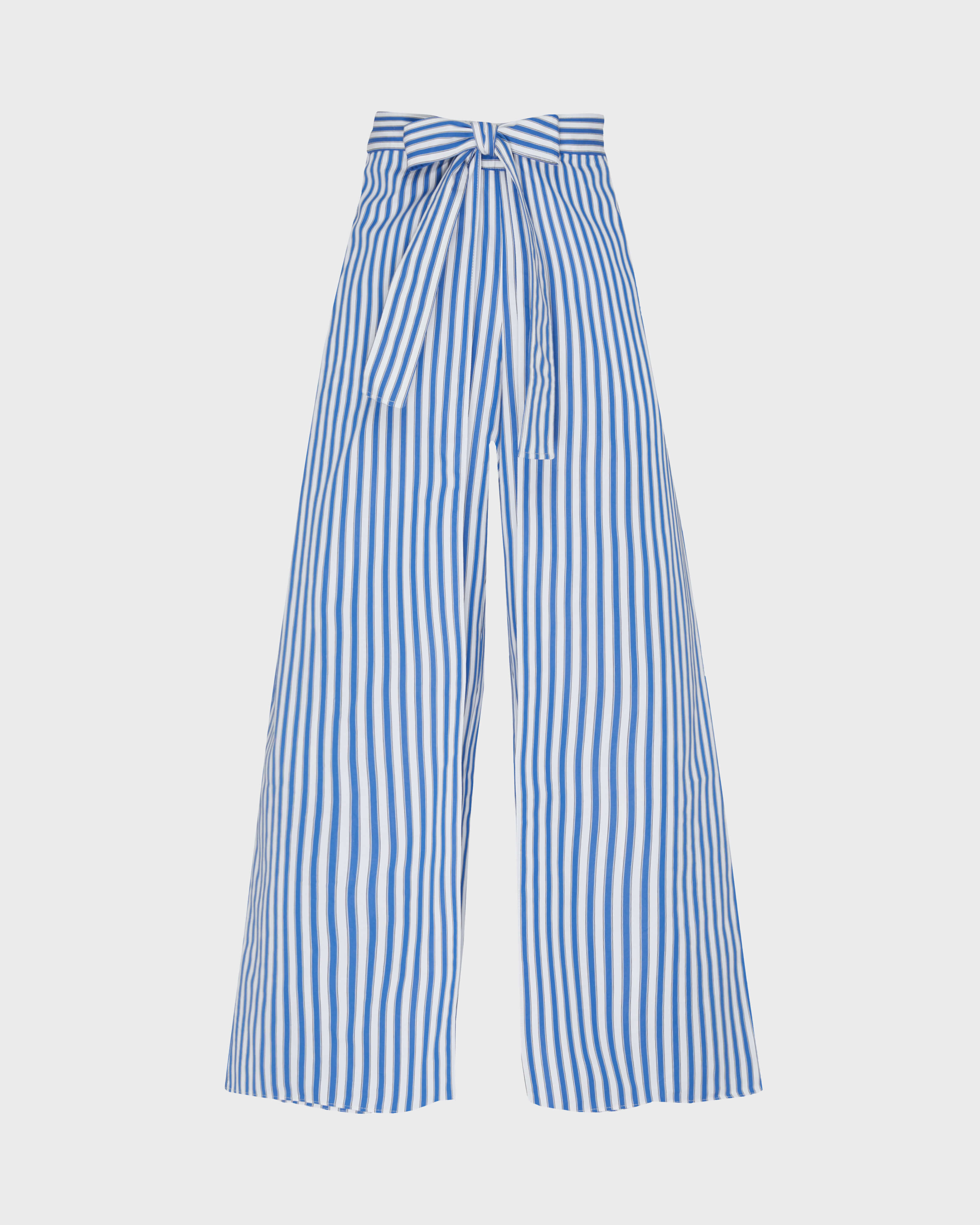 Women Organic Cotton Pants Striped - Vilebrequin x Ines de la Fressange PALACE front view