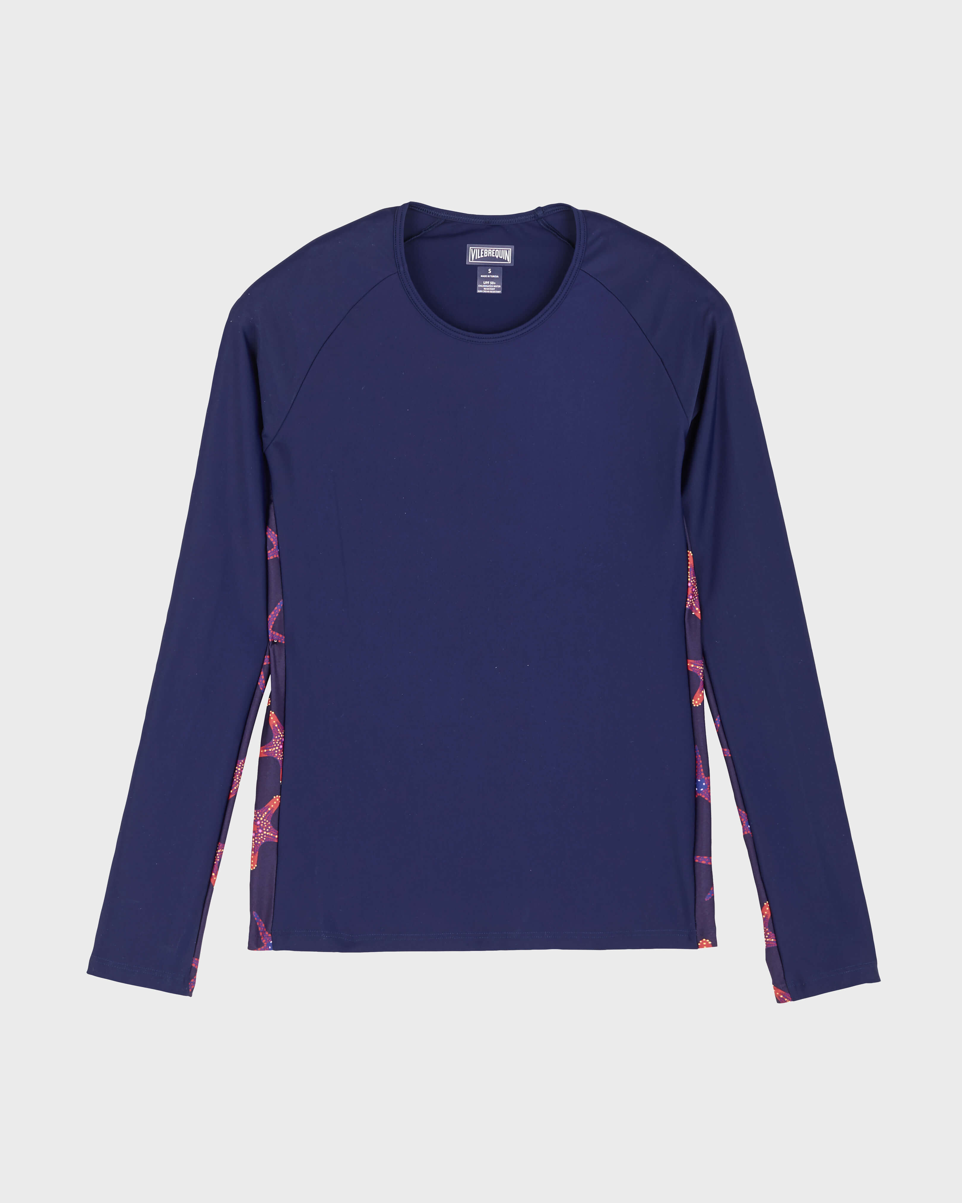 Camiseta térmica con estampado Starfish Dance para mujer ZAFIRO front view