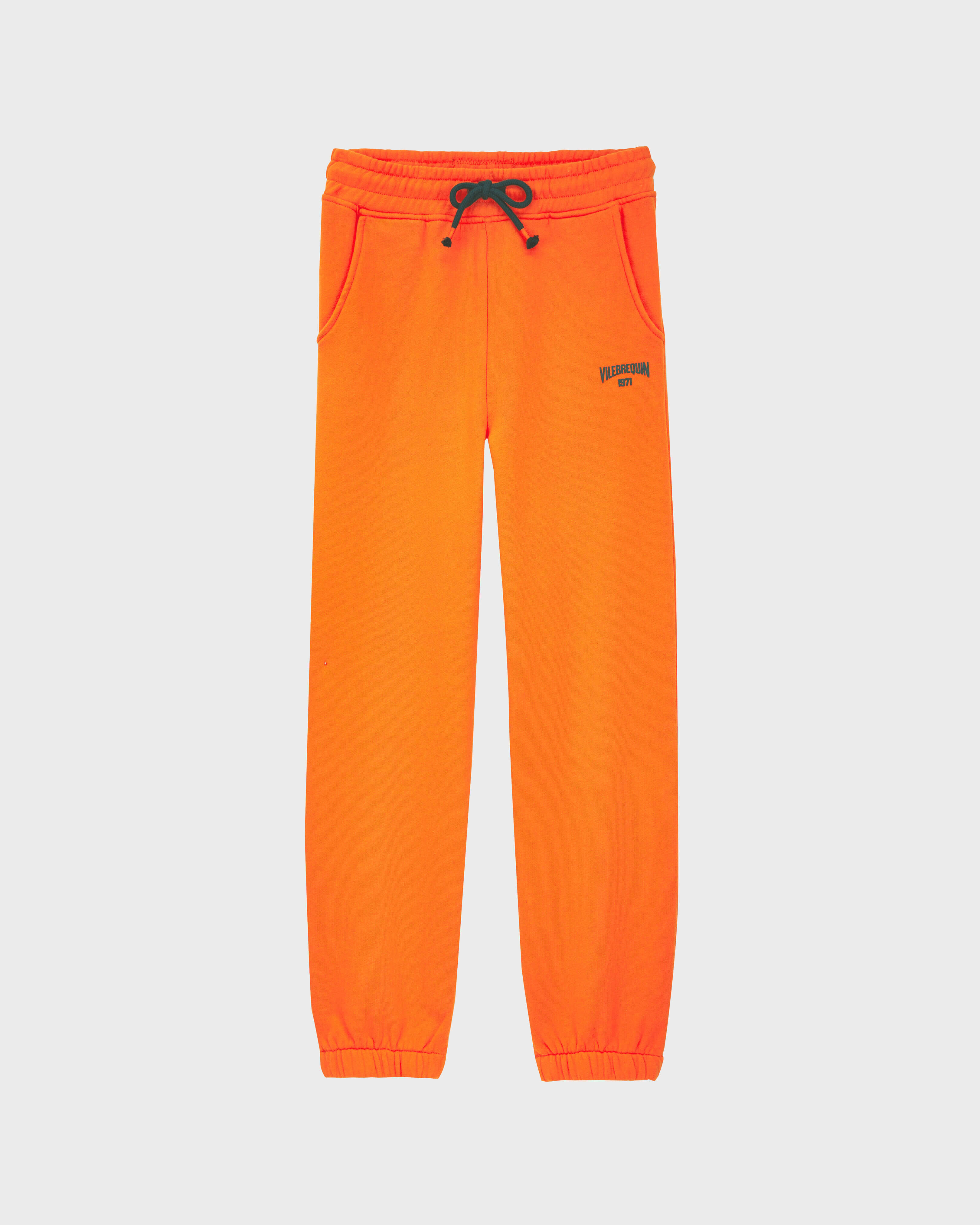 Pantalones de chándal de color liso para niño TOMATO front view