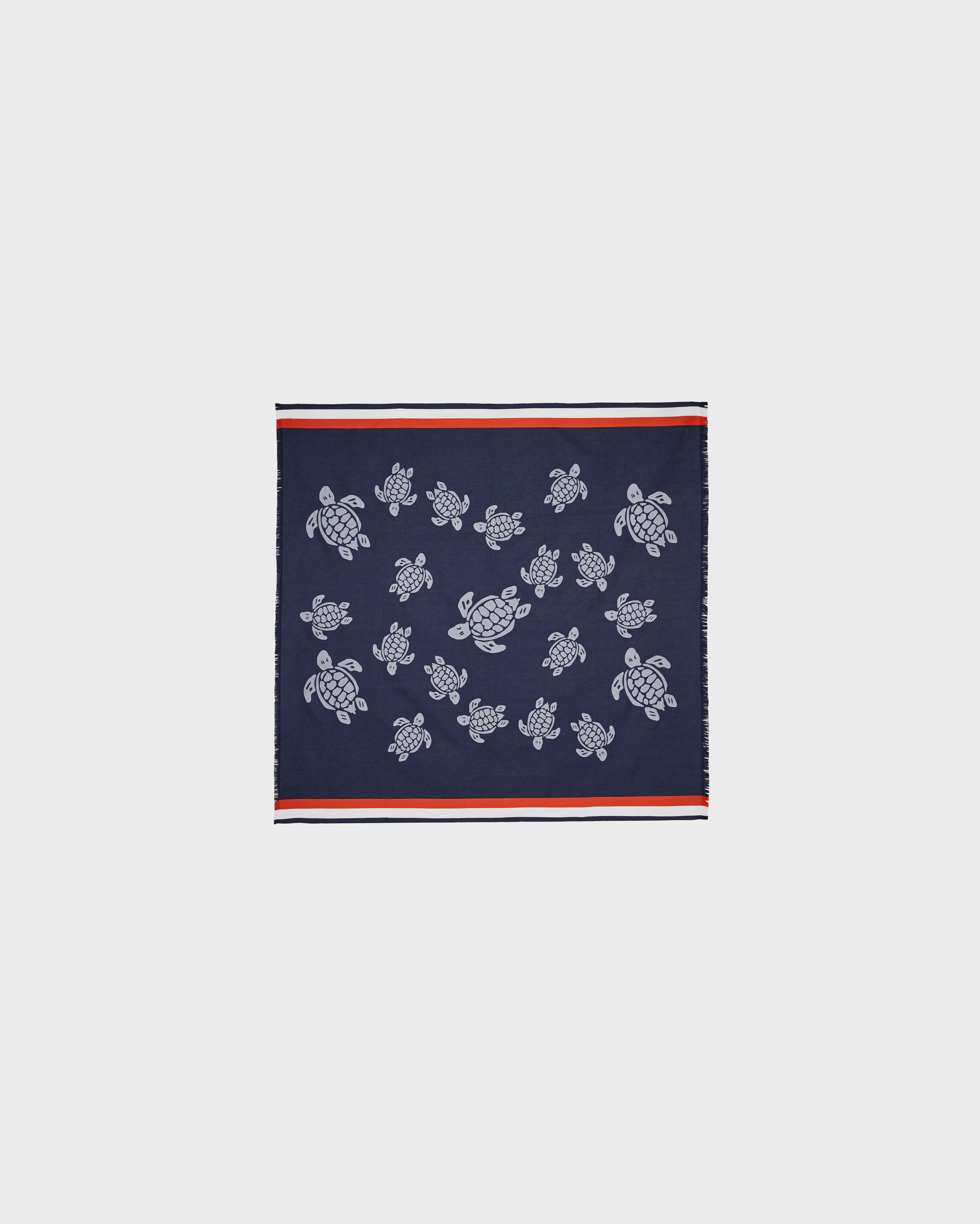 Big Towel Ronde des Tortues NAVY front view