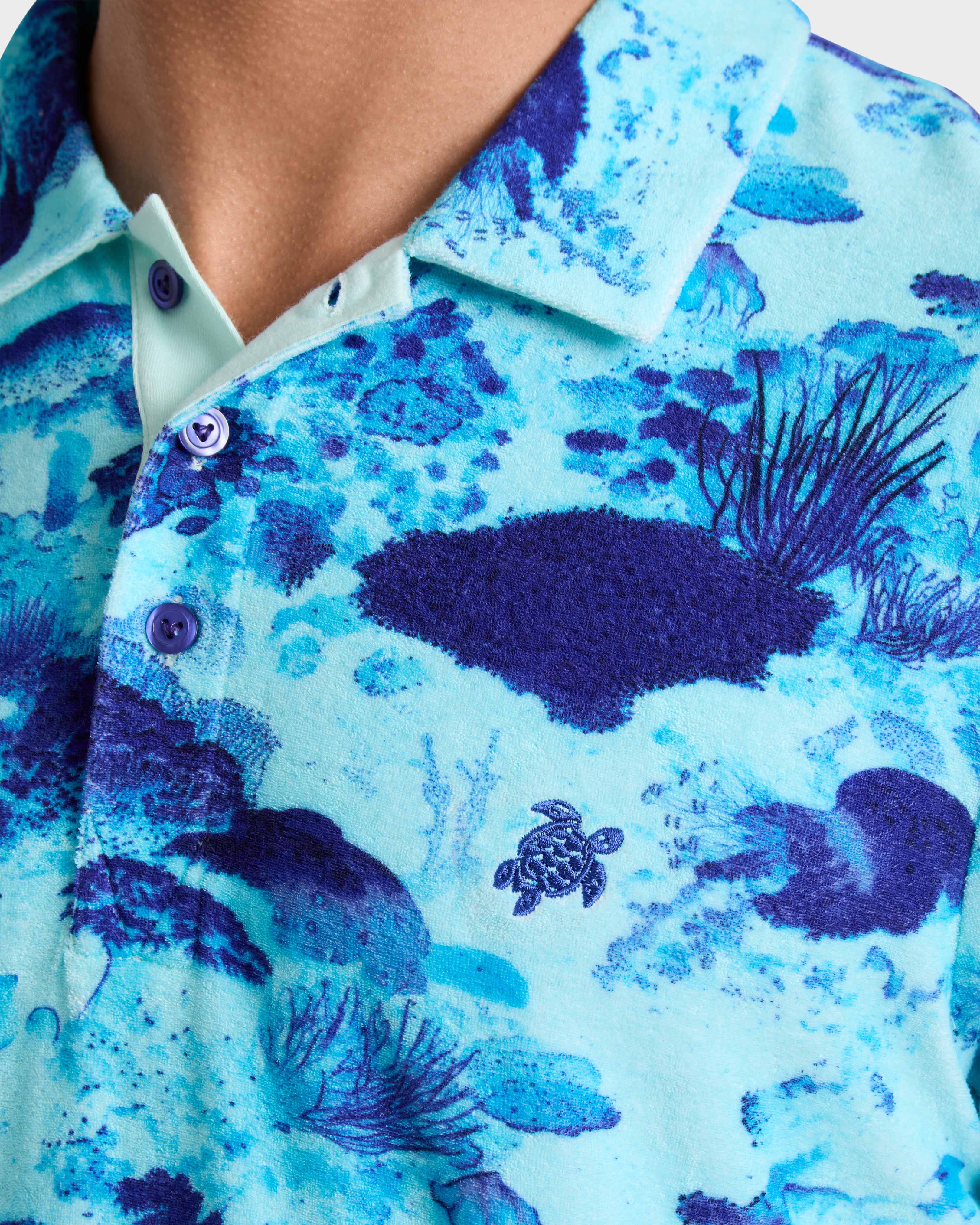 Coral Reef Polohemd aus Frottee für Herren OXYGENE supp1 view