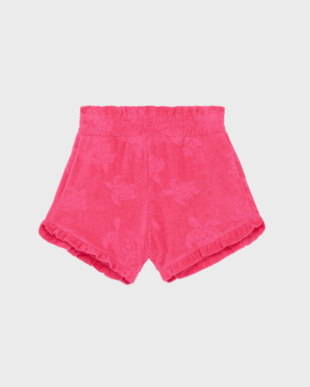 Vilebrequin - Shorts Aus Frottee Mit Jaquard-schildkröten-print Für Mädchen - Shorty - Ginetty - Rosa - Größe 12 Vilebrequin - Shorts Aus Frottee Mit Jaquard-schildkröten-print Für Mädchen - Shorty - Ginetty - Rosa - Größe 12