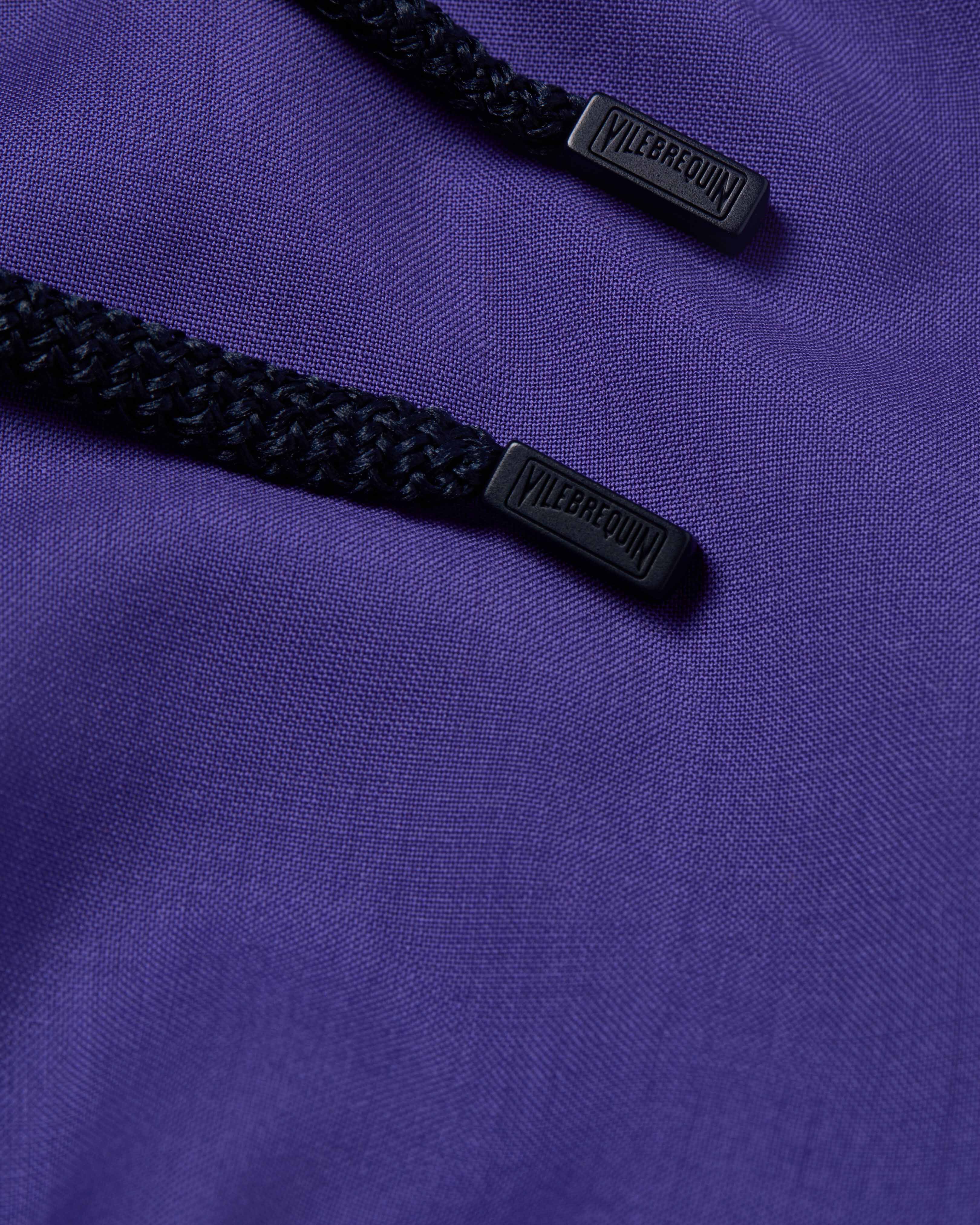 Pantaloncini mare uomo in lana Super 120'S VIOLETTE supp1 view