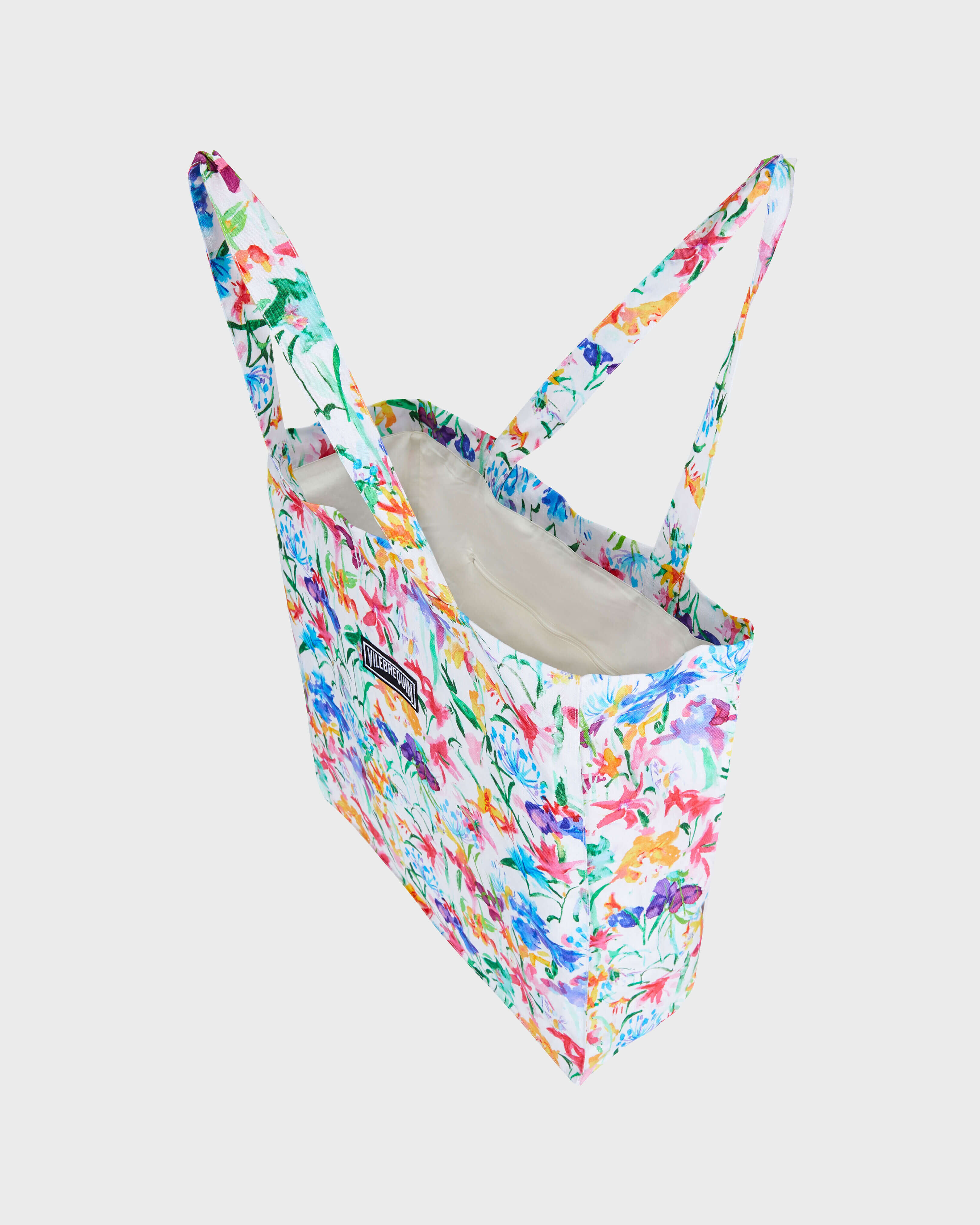 Tieand amp; Dye Turtle Unisex-Tragetasche aus Baumwolle CALANQUE frontworn view