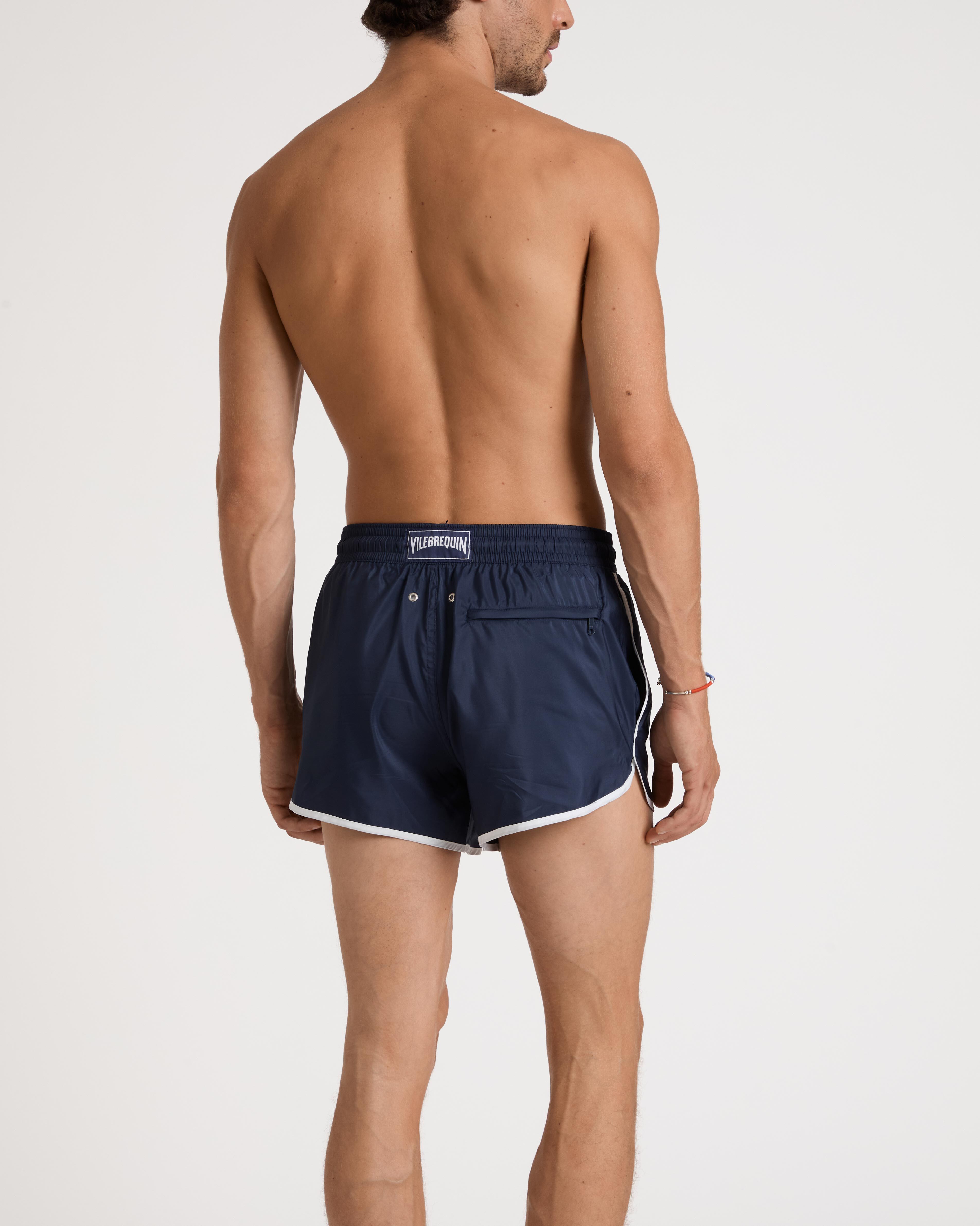 Men Short Ultra-light Swim Shorts NAVY backworn view