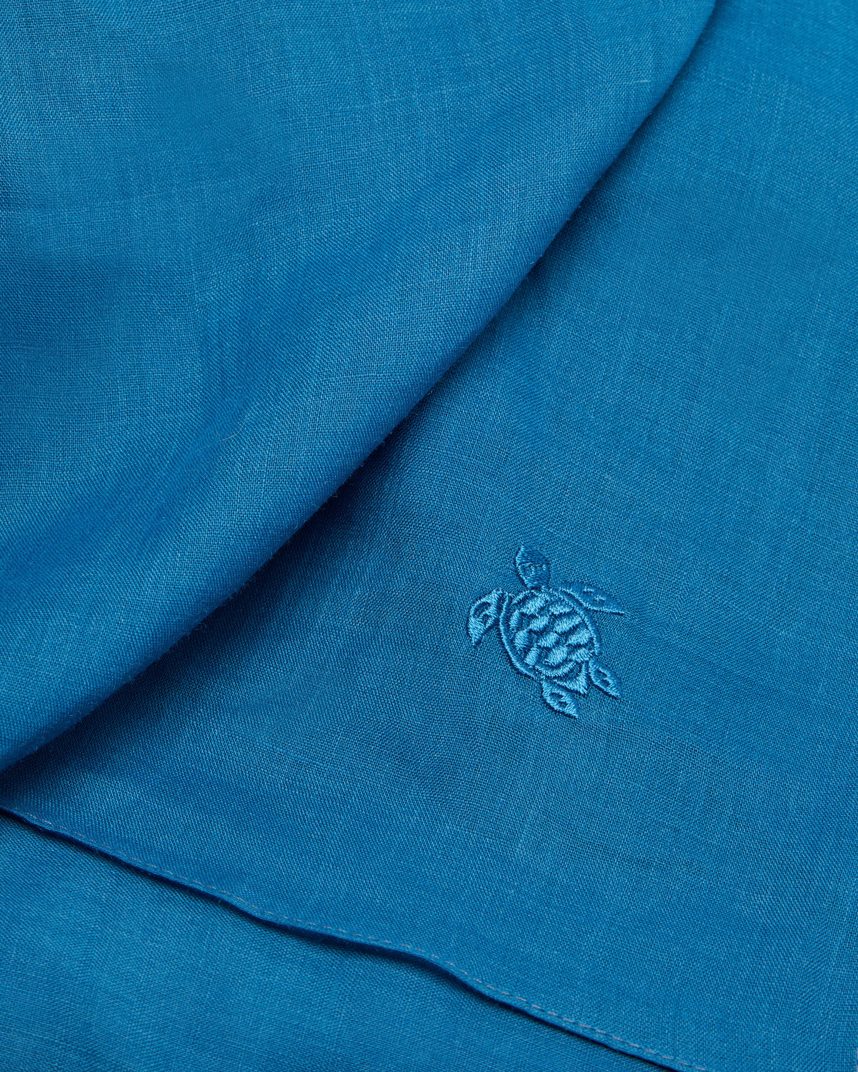 Ramie Pareo Solid PEACOCK supp4 view