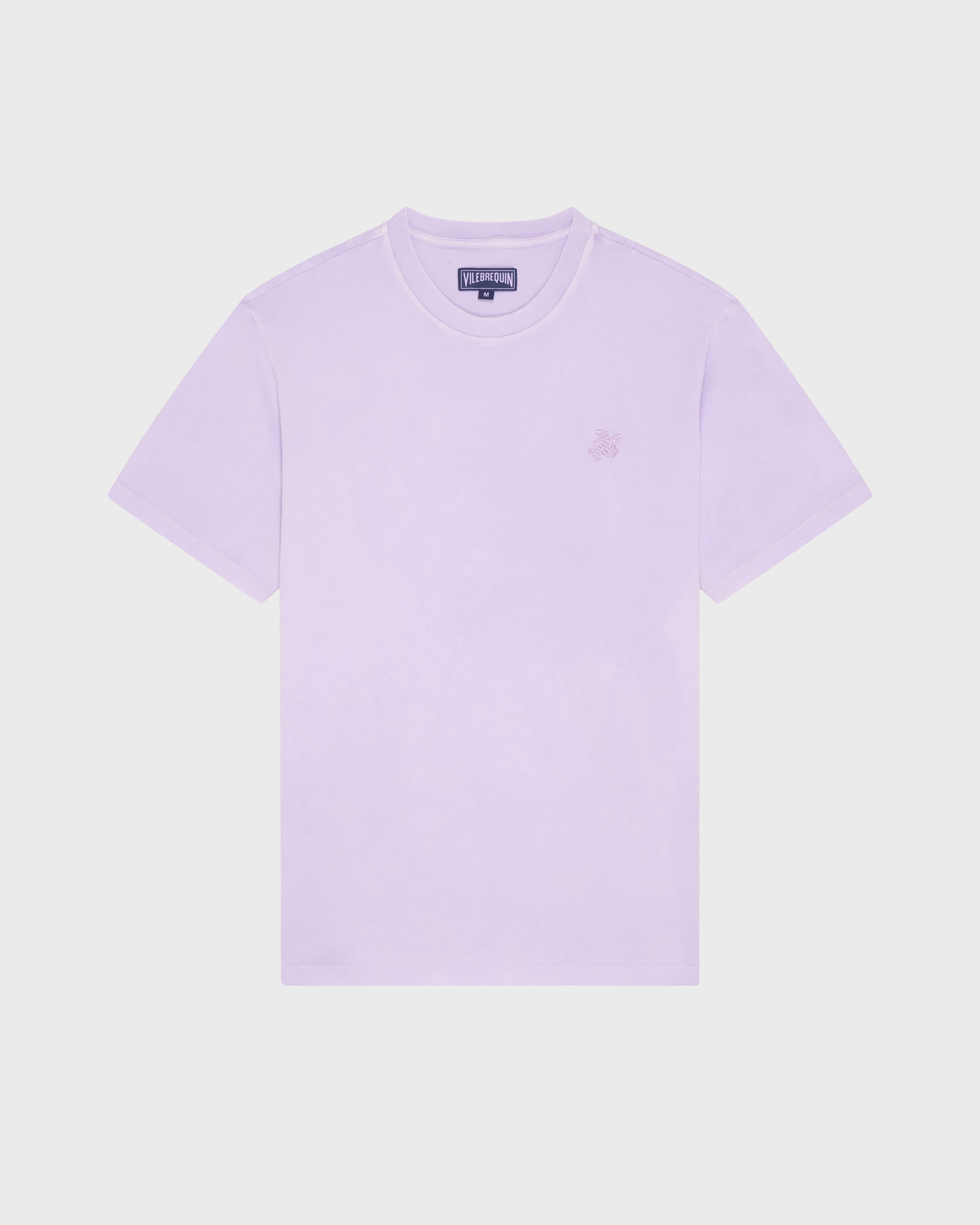 T-Shirt aus mineralgefärbter Baumwolle für Herren KUNZITE front view