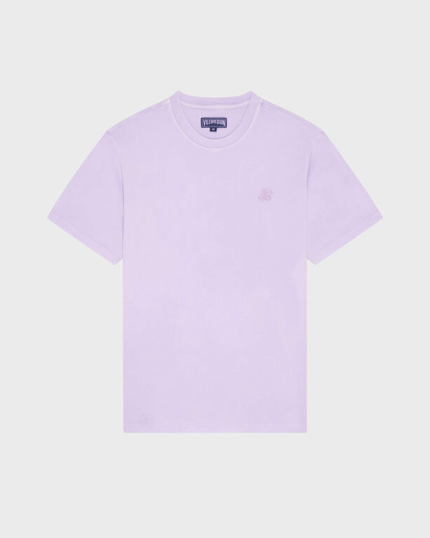Vilebrequin - Men Mineral Dye Cotton T-shirt - Tee Shirt - Tangi - Purple - Size XL
