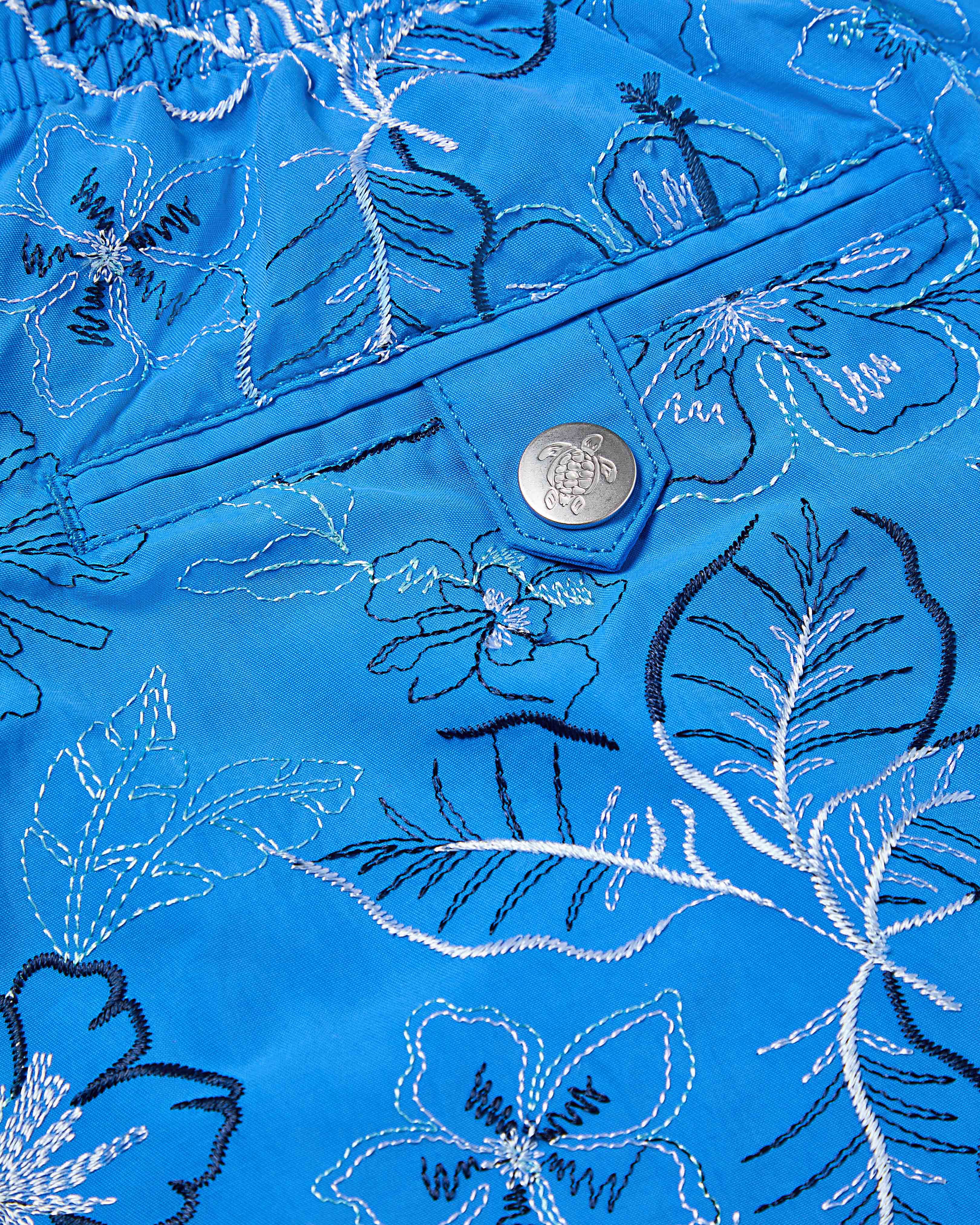 Pantaloncini mare uomo ricamati Island Flowers - Edizione limitata EARTHENWARE supp1 view