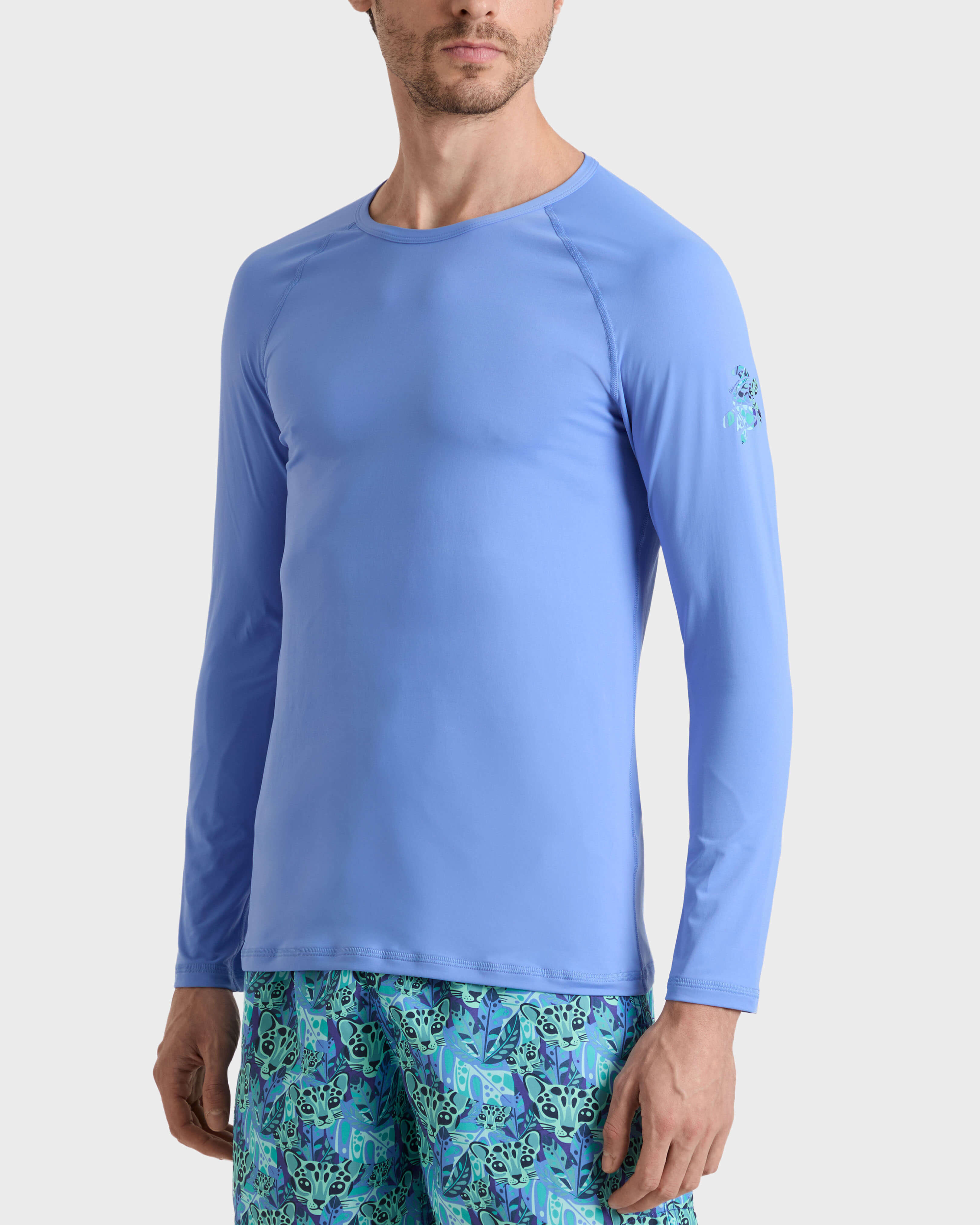 Langärmeliger Turtle Rashguard mit UV-Schutz für Herren TRINIDAD frontworn view