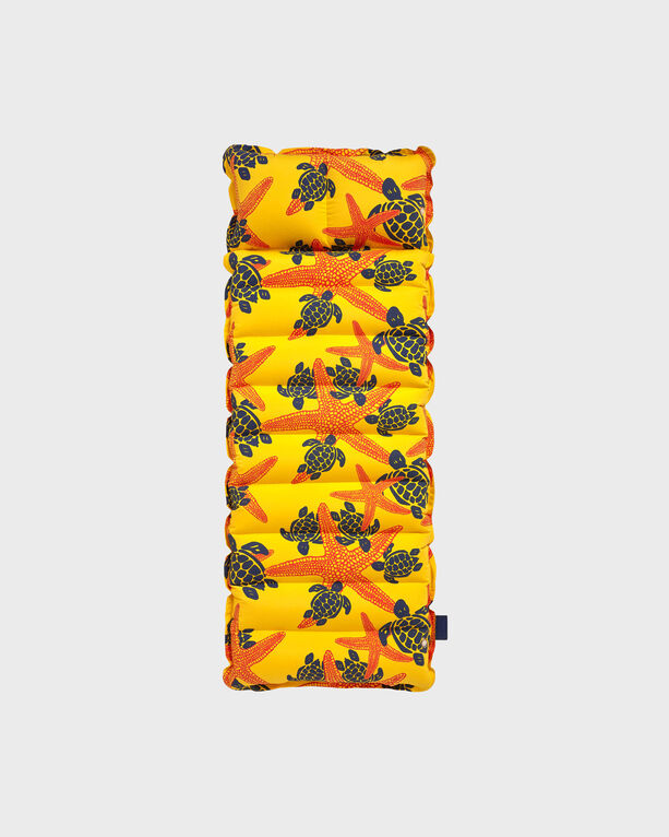 Vilebrequin - Vintage Lie On Inflatable Mattress- Vilebrequin X Sunnylife - Beach Accessories - Lieonsun - Yellow - Size OSFA