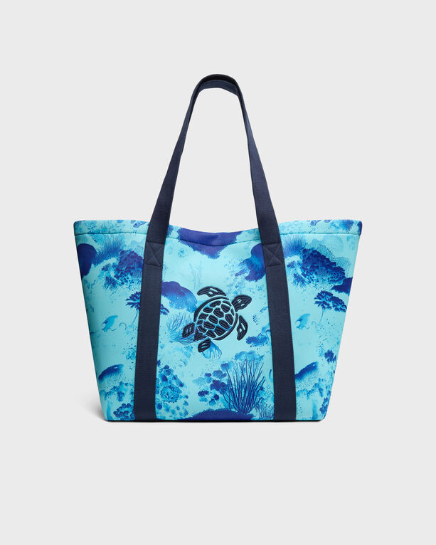 Vilebrequin - Neoprene Beach Bag Coral Reef - Beach Bag - Bagsib - Blue - Size OSFA