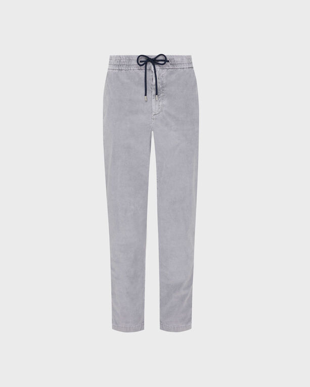 Vilebrequin - Men Elastic Waist Pants Velvet - Pant - Clemence - Grey - Size 32