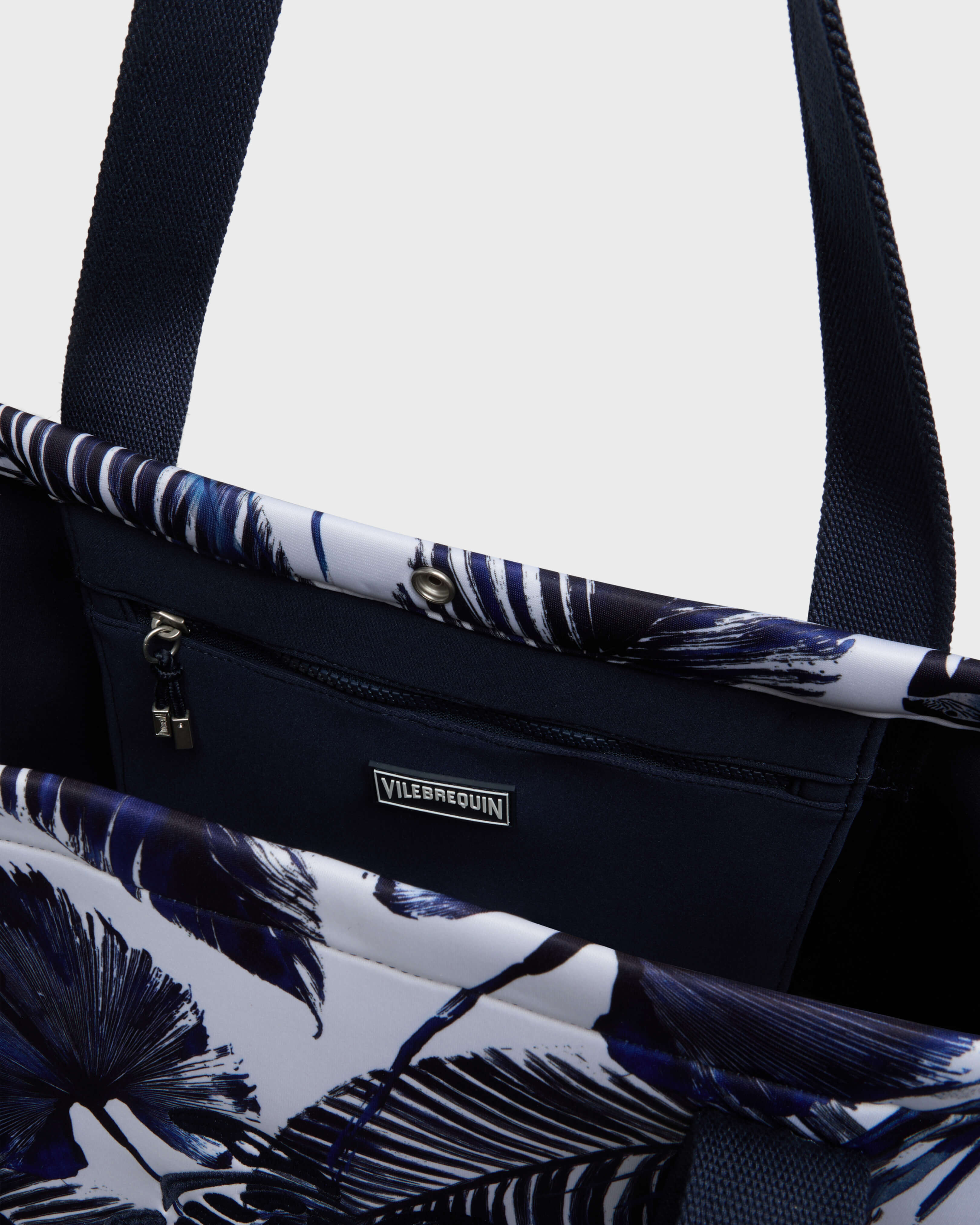 Bolsa de playa de neopreno con estampado Papagaio BLANCO look1 view