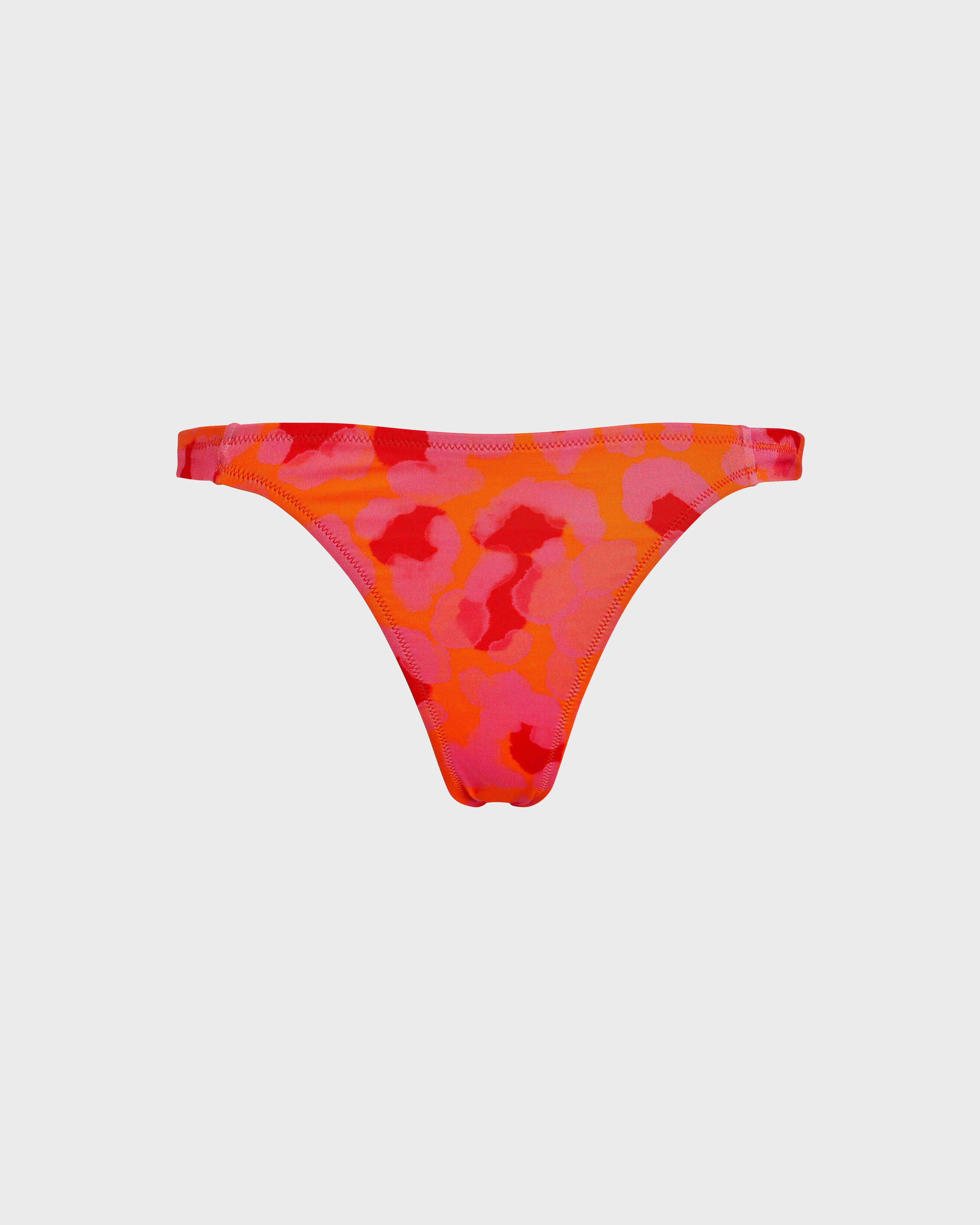 Braguitas de bikini tanga con estampado New Leopard para mujer ALBARICOQUE front view