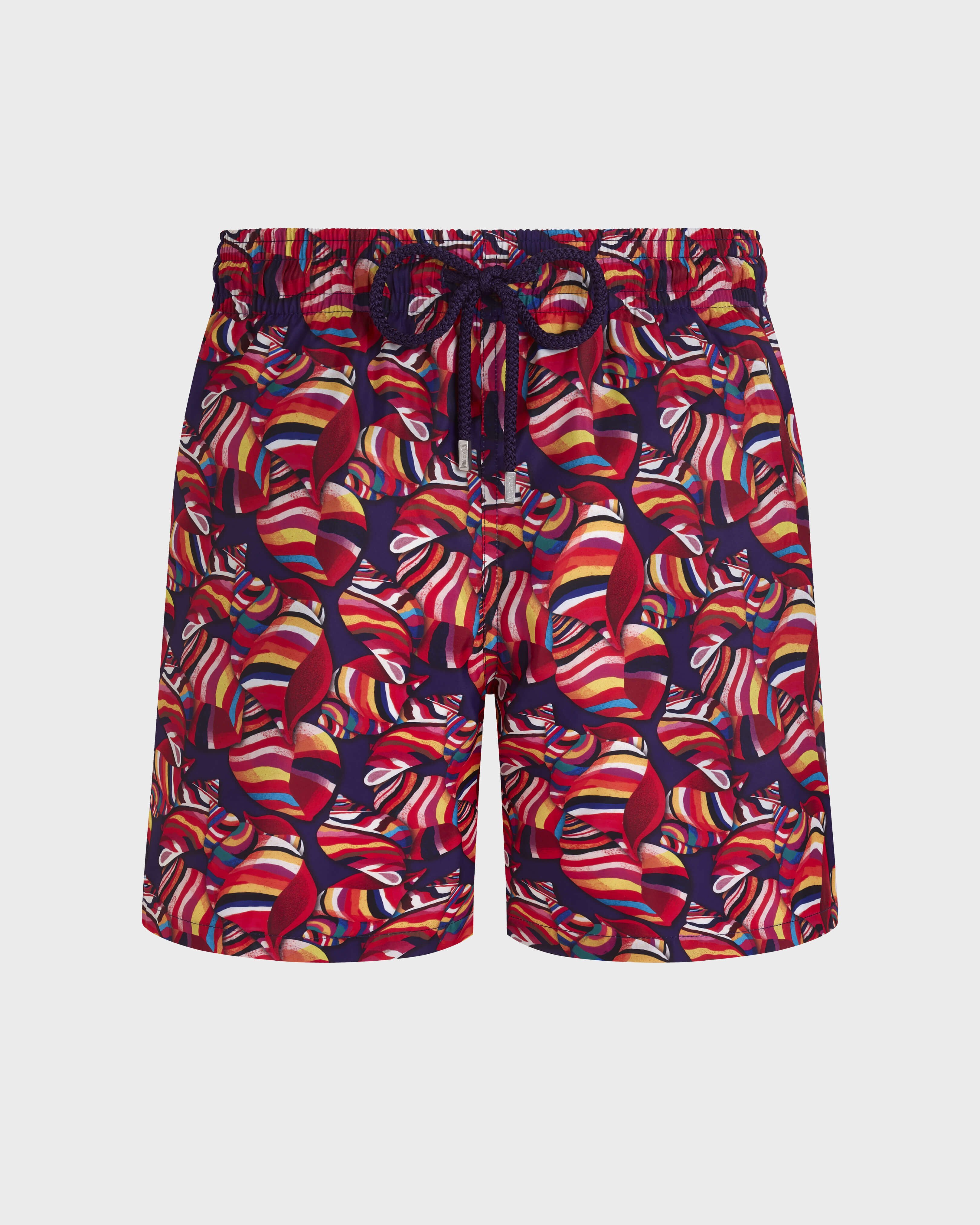 Ultraleichte und verstaubare Strombidae Badeshorts für Herren VIOLETTE front view
