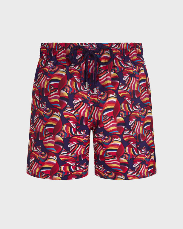 Vilebrequin - Men Ultra-light And Packable Swim Shorts Strombidae - Swimwear - Mahina - Purple - Size XS