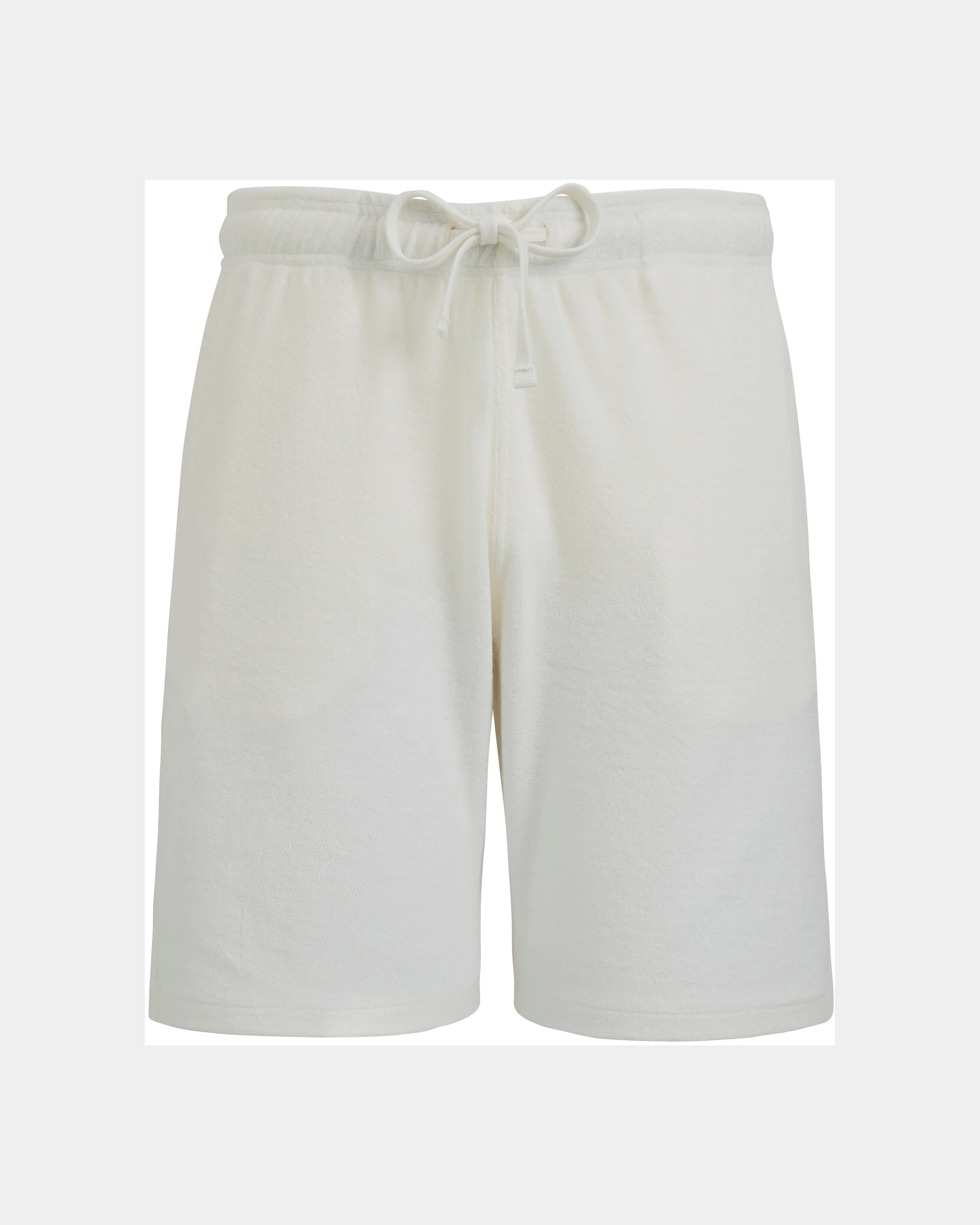 Terry Bermuda shorts CHALK front view