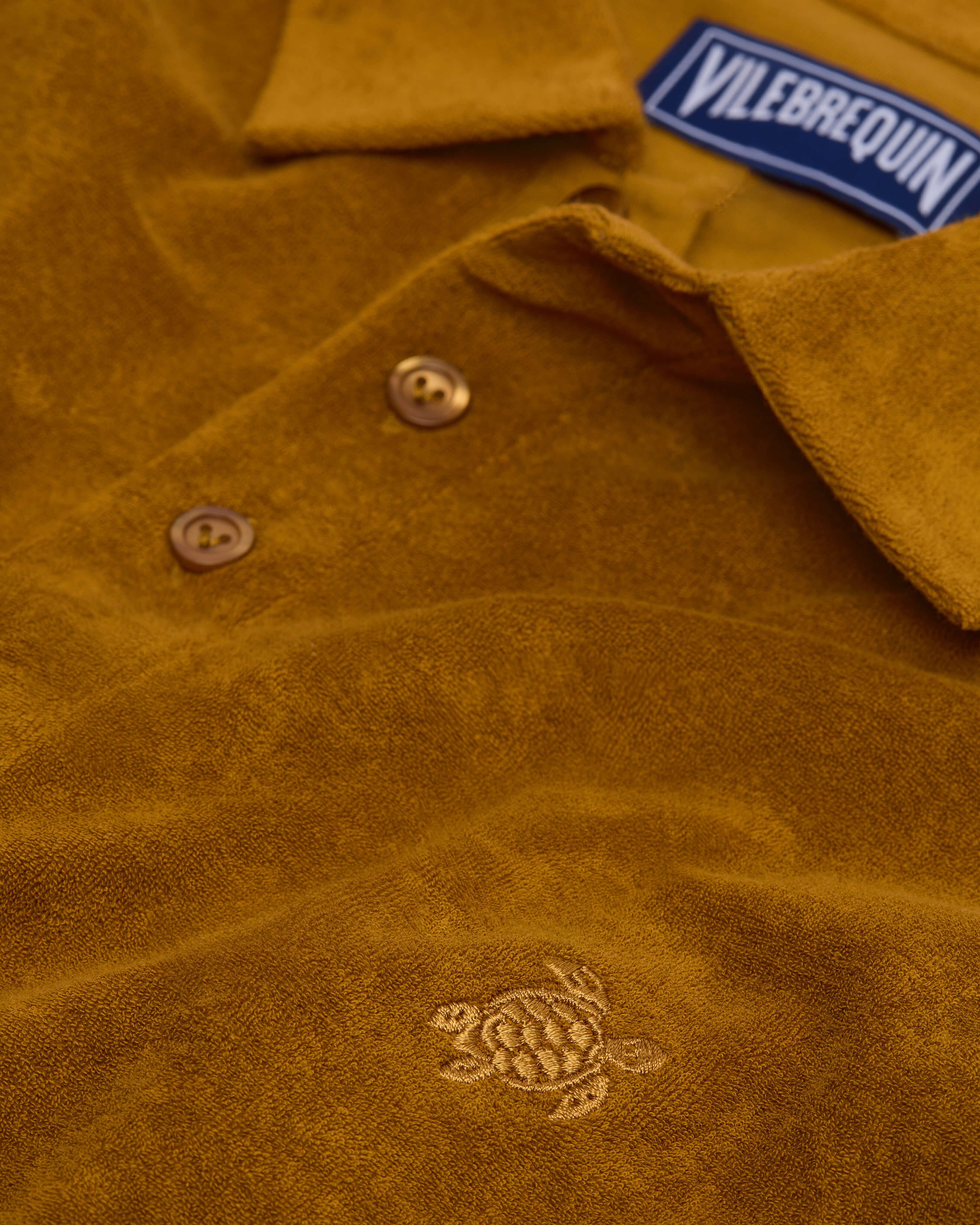 Polo uomo in spugna tinta unita MUD supp4 view