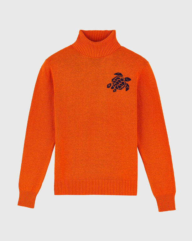 Vilebrequin - Men Cotton Cashmere Turtleneck Turtle - Pullover - Flegere - Brown - Size L