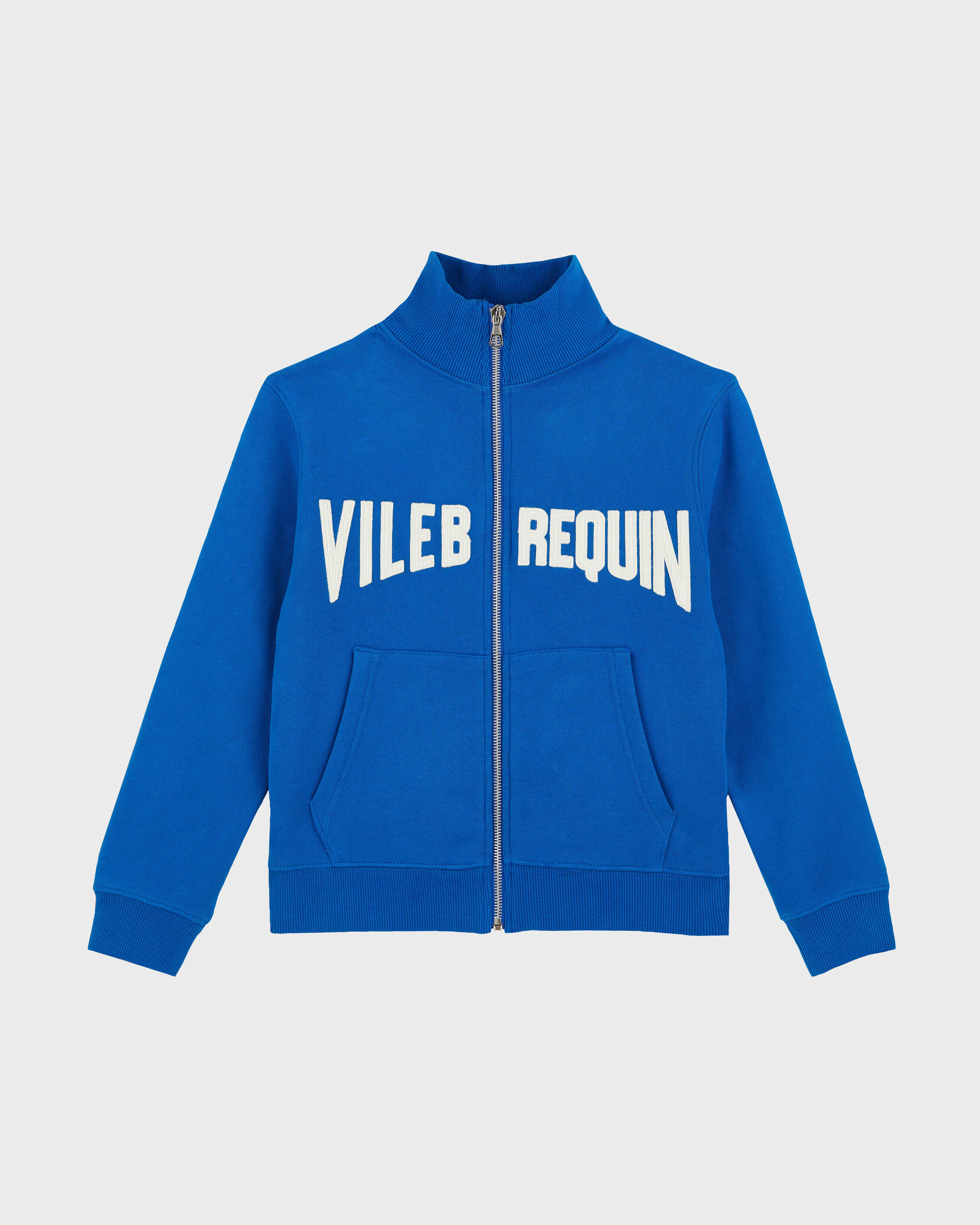 Boys Zip Sweatshirt Embroidered Logo PALACE front view