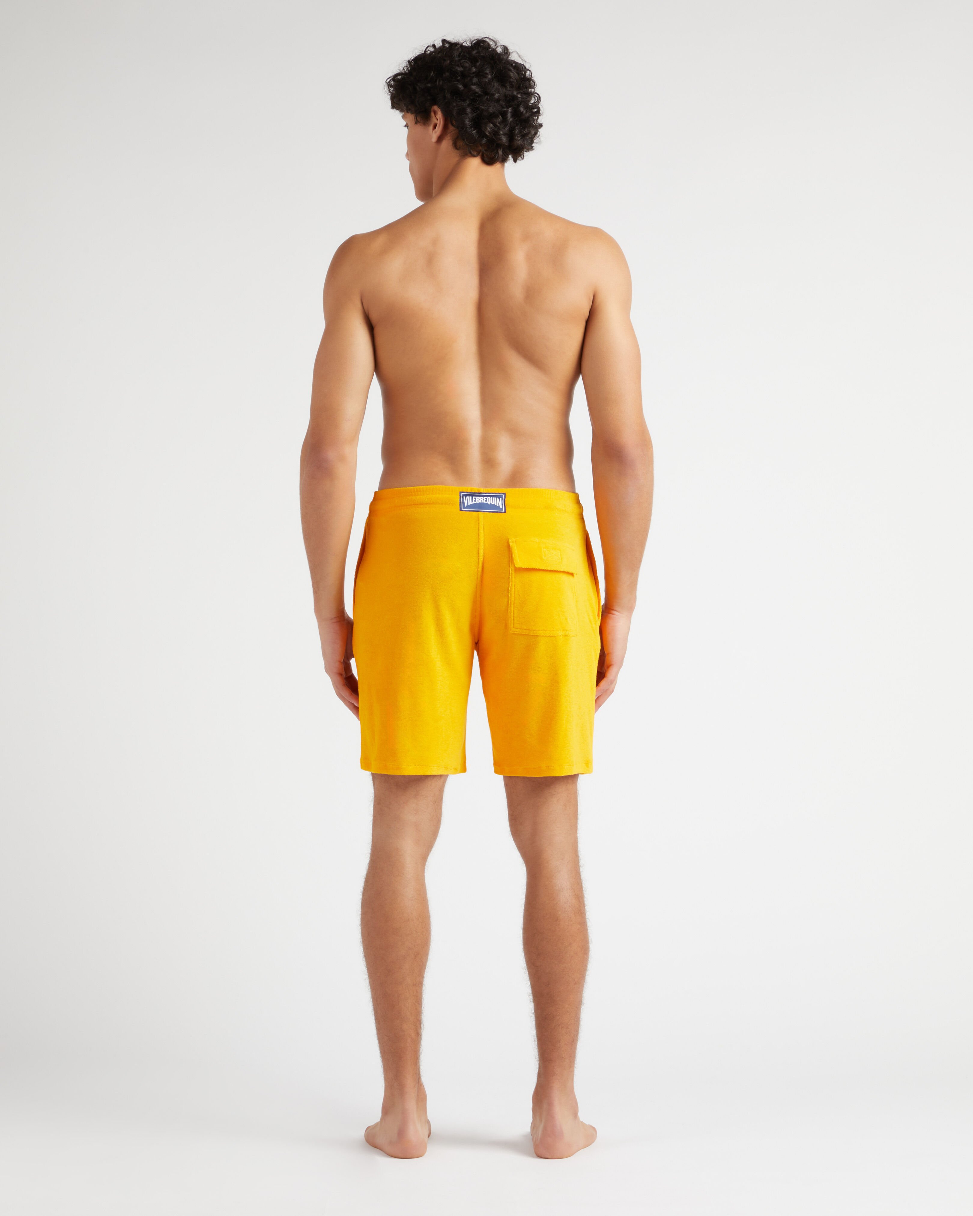 Terry Bermuda Shorts Solid MANGO backworn view