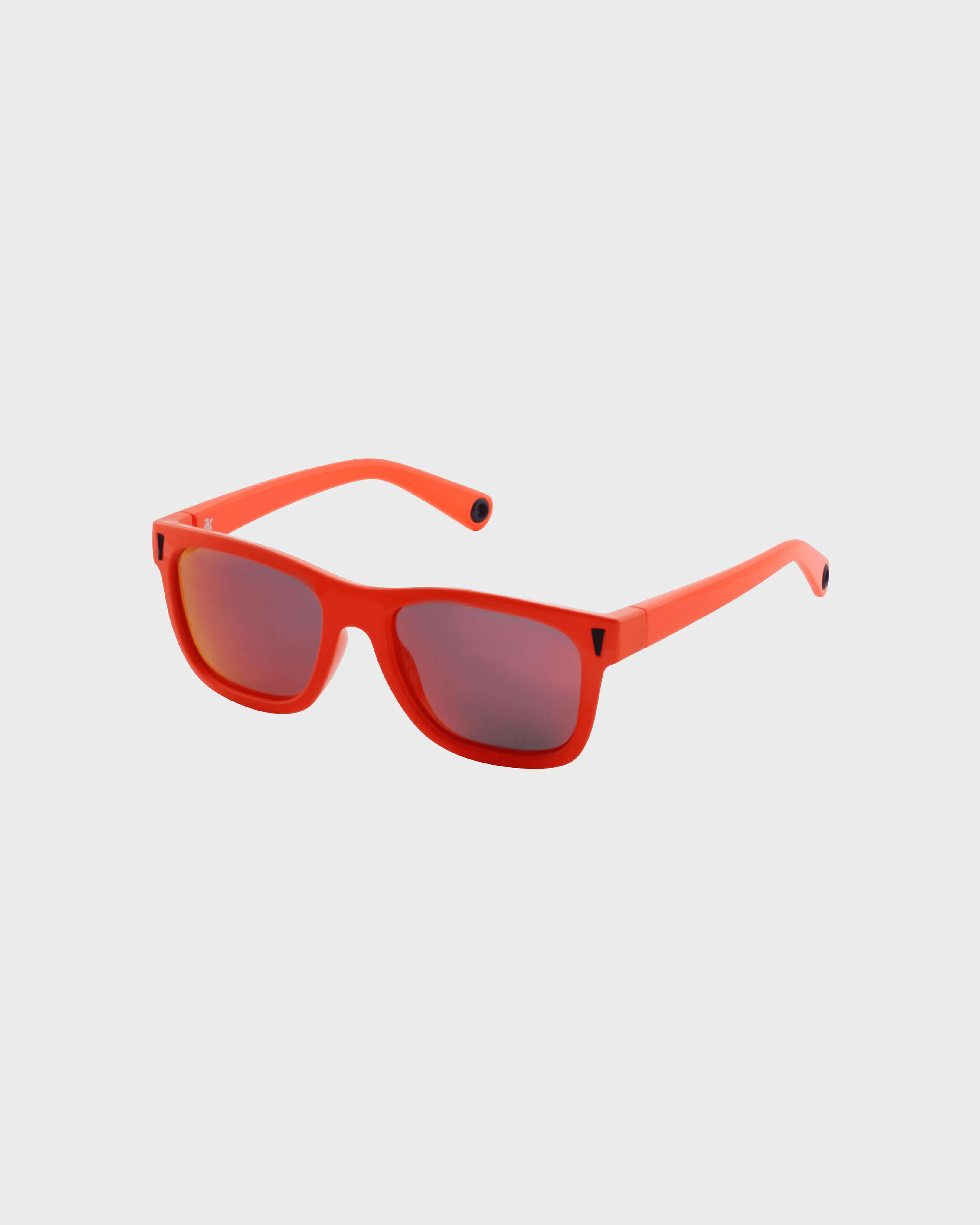 Kids Floatty Sunglasses Solid NEON ORANGE back view
