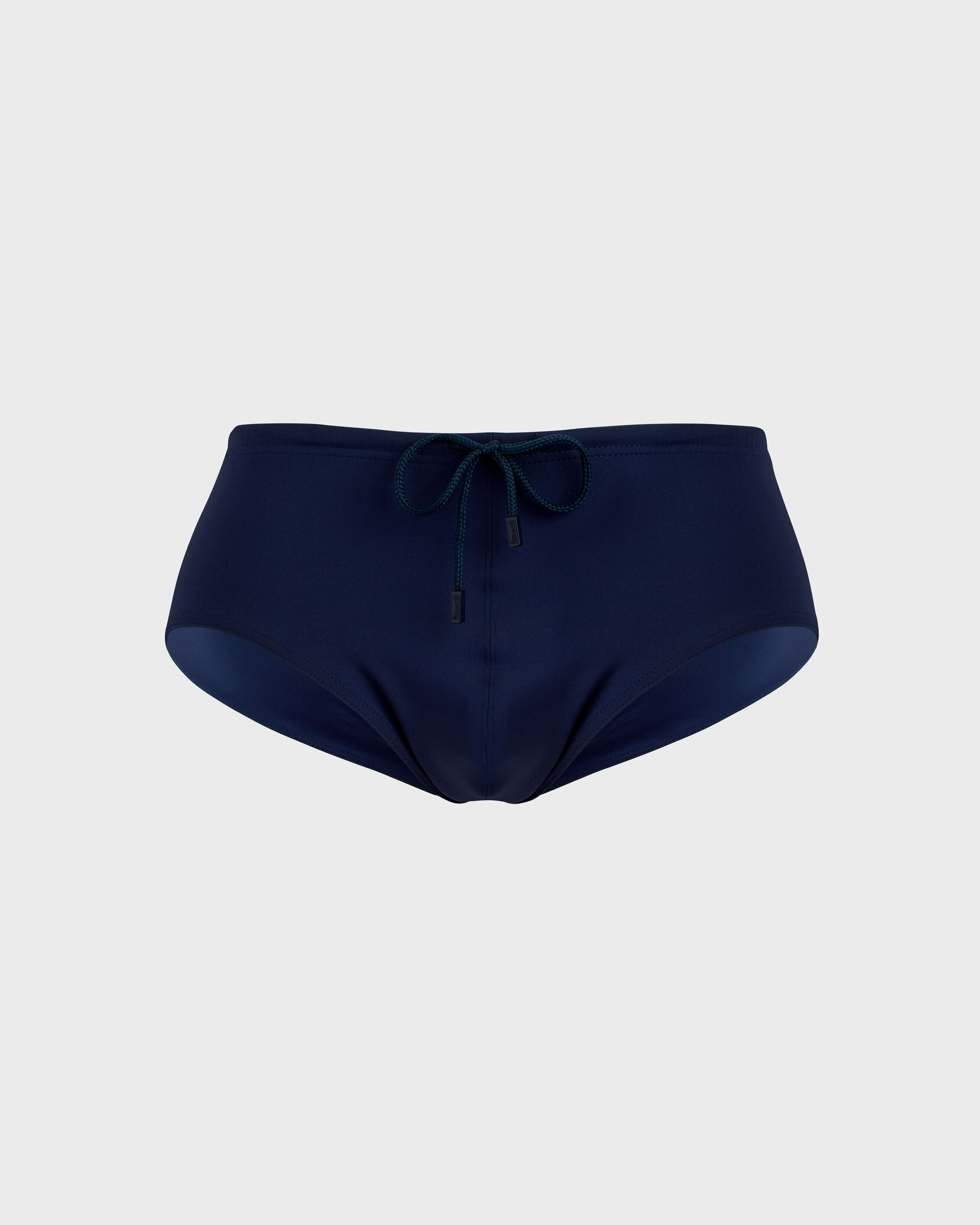 Men Swim brief Solid NAVY front view