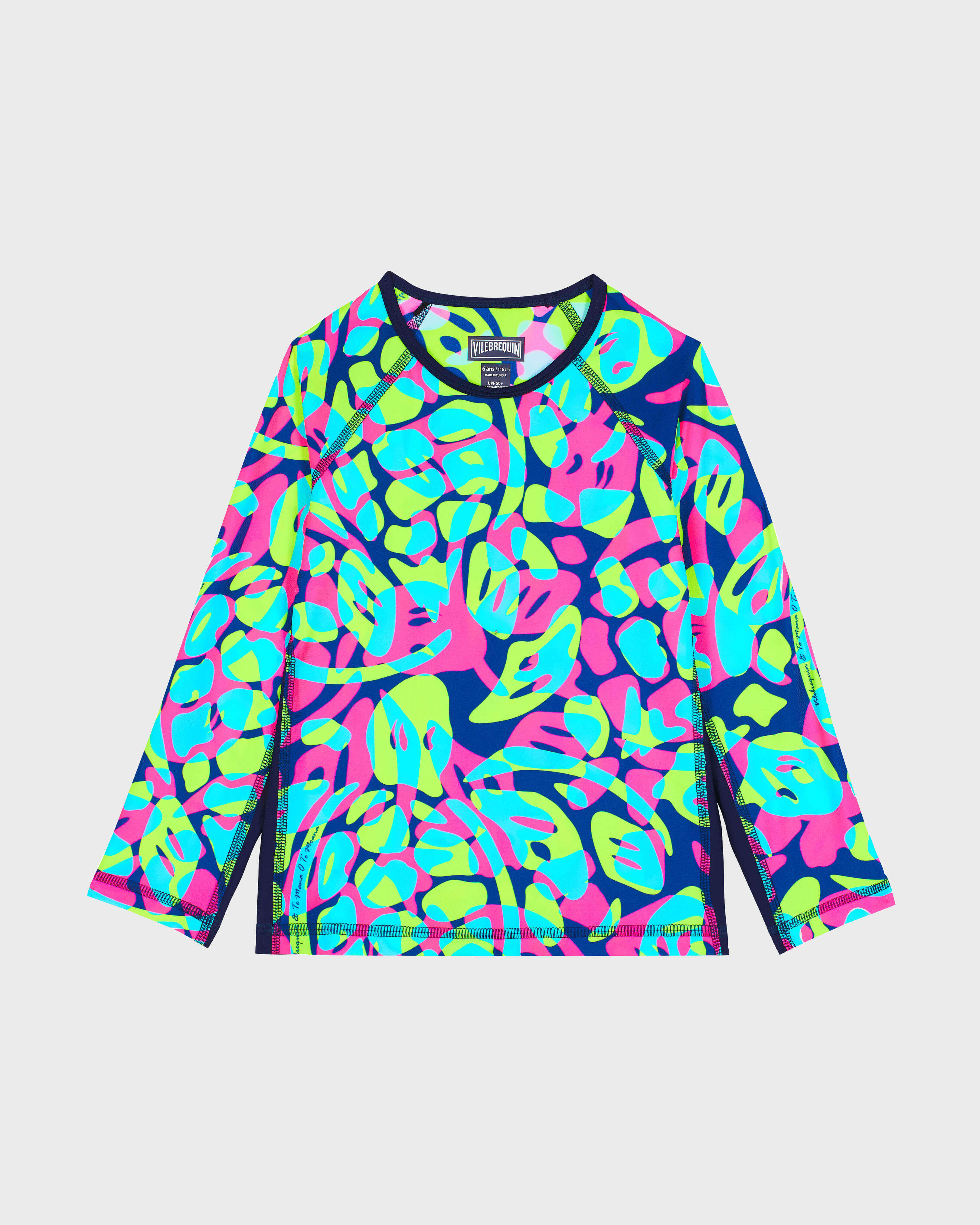 Long Sleeves Kids Rashguard 2021 Neo Turtles BLU MARINE front view