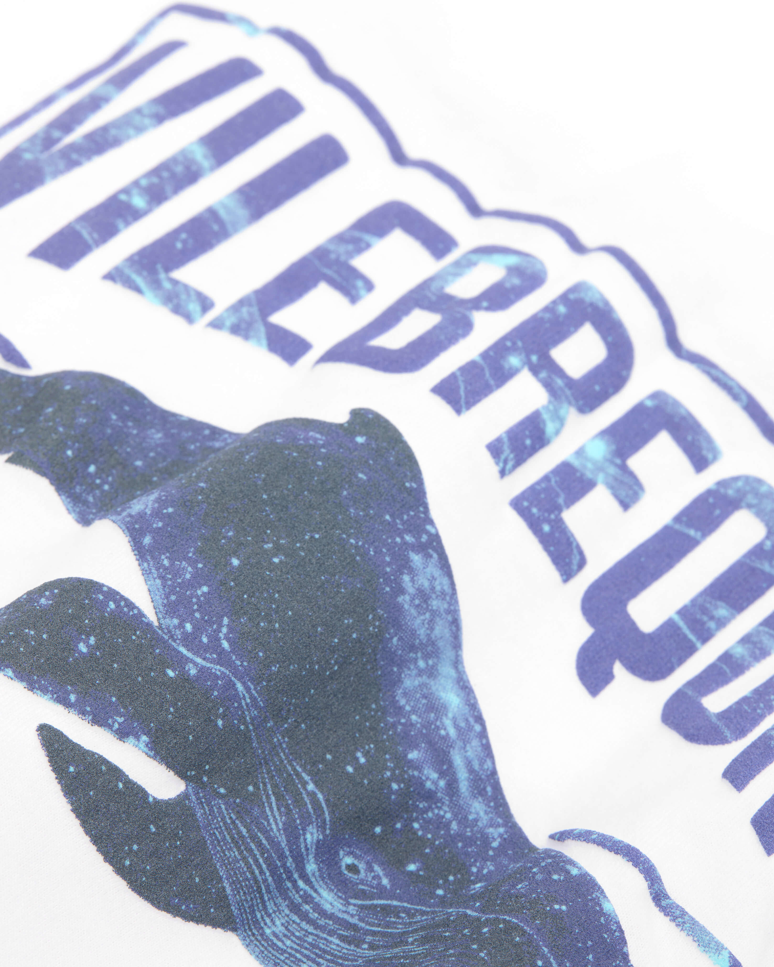 Camiseta en algodón orgánico con estampado Whale para niño BLANCO look1 view