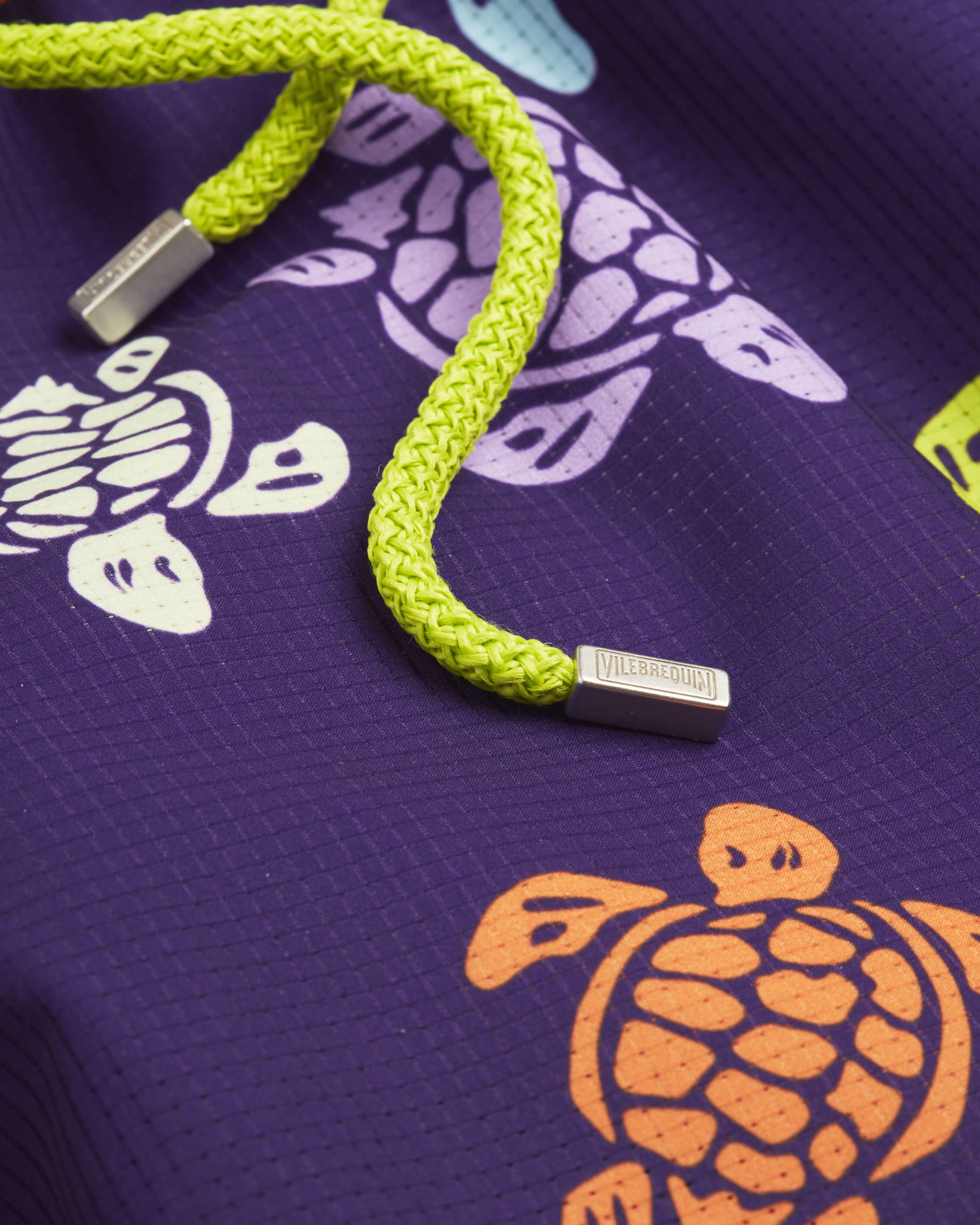 Bañador microperforado ultraligero y plegable con estampado Tortues Multicolores para hombre VIOLETTE supp2 view