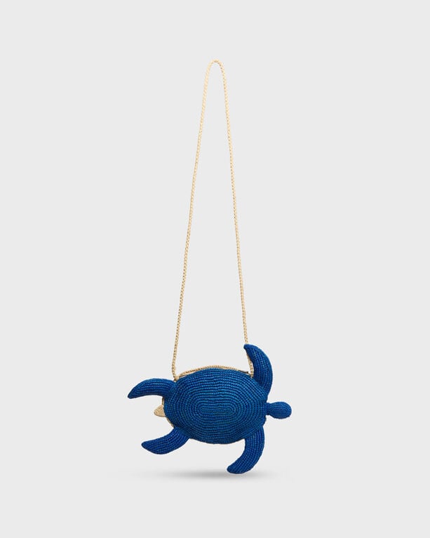 Vilebrequin - Women Tortue Raffia Handbag - Limited Collection - Bags - Barou - Blue - Size OSFA