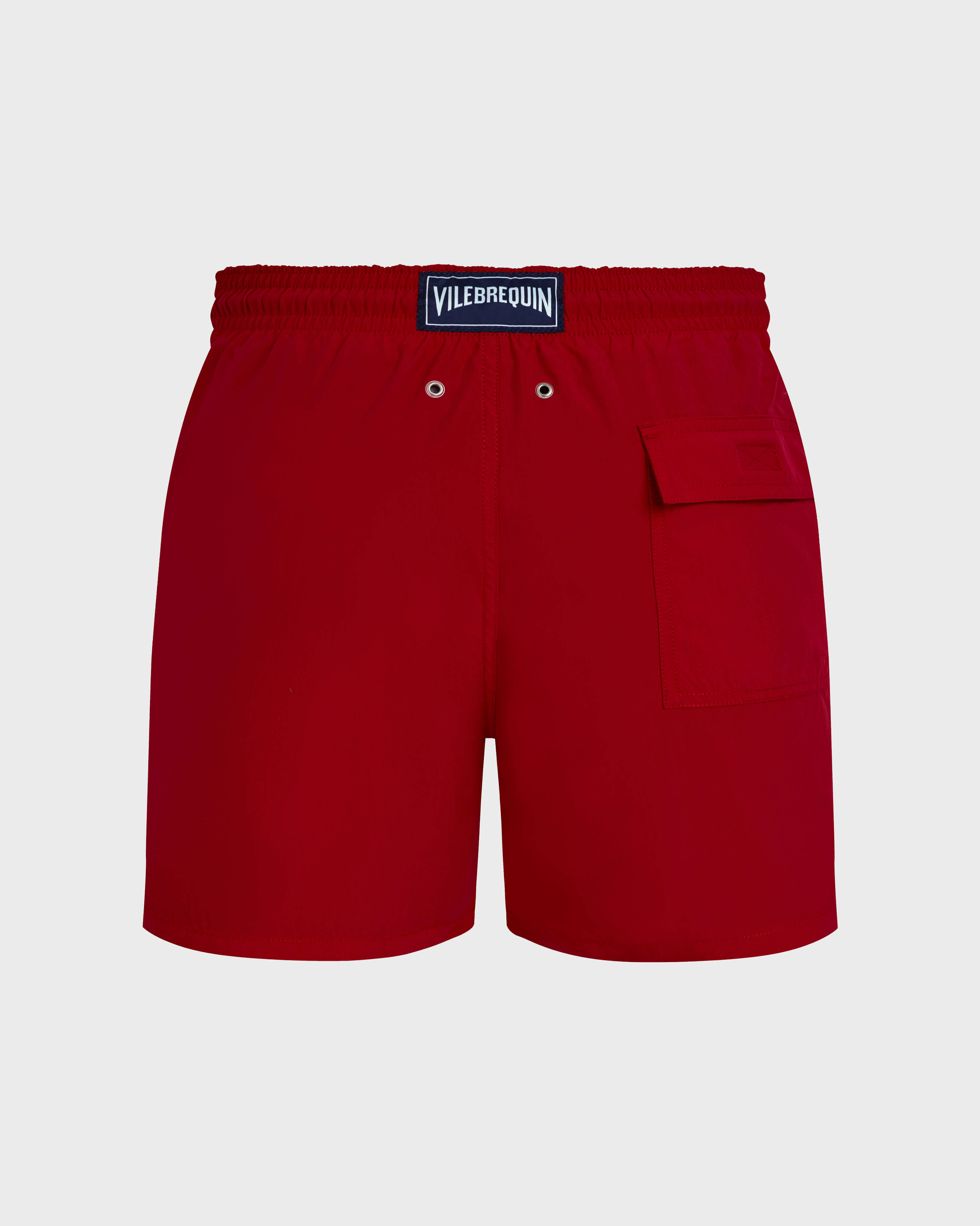 Men Swim Shorts Water-reactive Ronde Des Tortues LIPSTICK back view